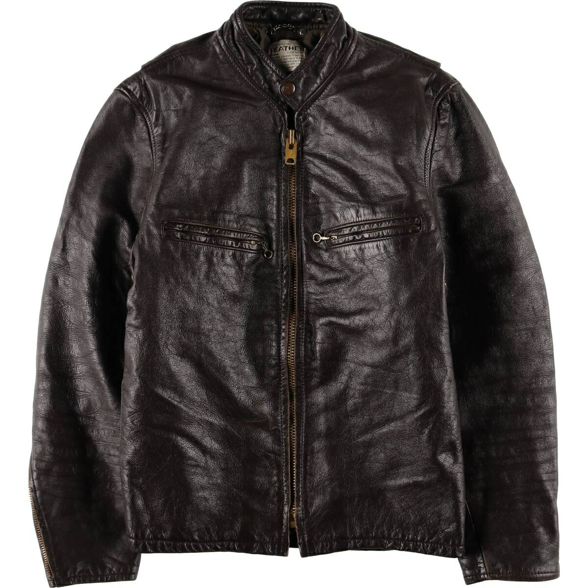 古着 中綿入り シングルライダースジャケット レディースM相当 /eaa579504 【中古】 【250922】 【Elulu/エルル】