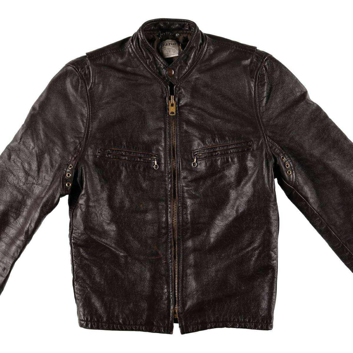 古着 中綿入り シングルライダースジャケット レディースM相当 /eaa579504 【中古】 【250922】 【Elulu/エルル】