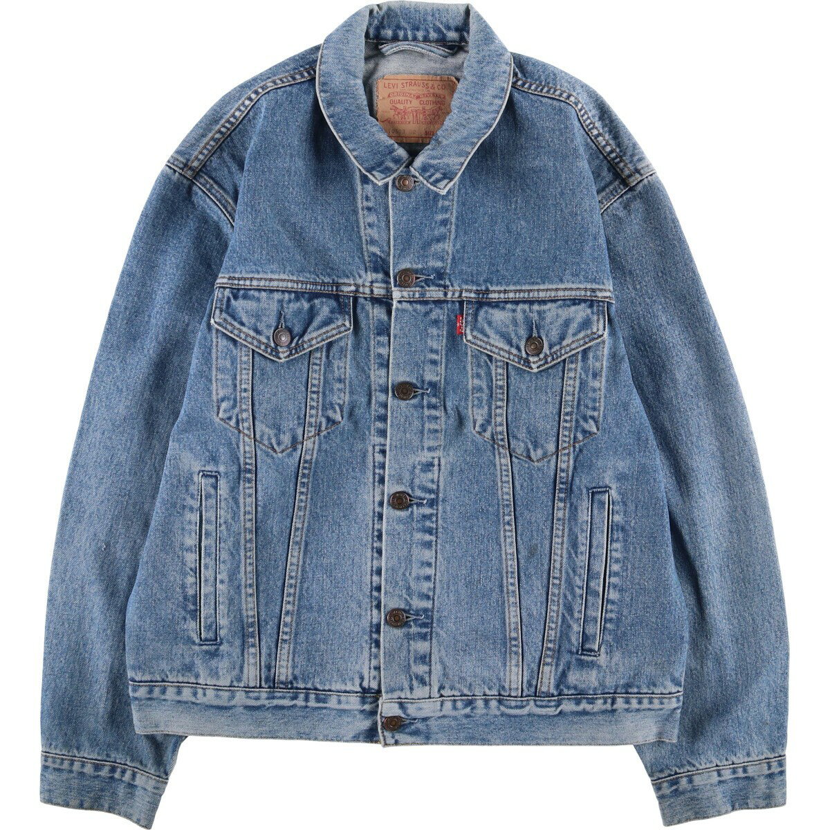 古着 90'S リーバイス Levi's 70503-0216 デニムジャケット Gジャン メンズL相当 ヴィンテージ /eaa579510 【中古】 【250920】 【SS2603_10】 ブルー系 春秋冬