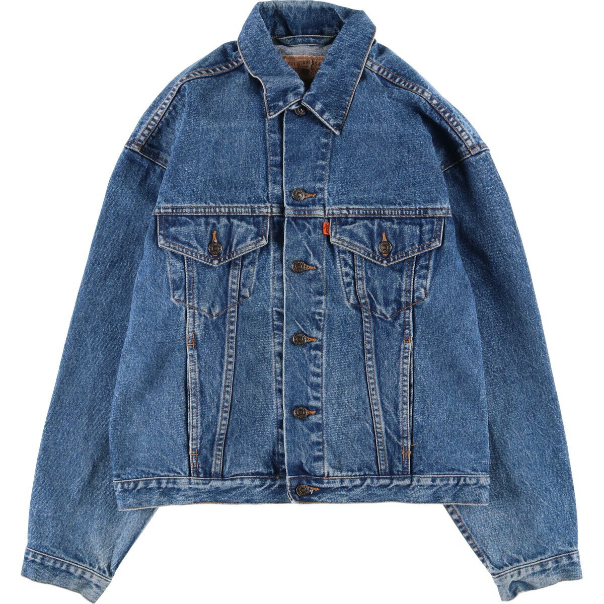 古着 80'S リーバイス Levi's 70511-0289 オレンジタブ デニムジャケット Gジャン メンズS相当 ヴィンテージ /eaa579514 【中古】 【250920】 【ss2601_10】