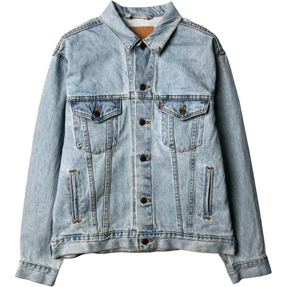 古着 90'S リーバイス Levi's 70507-0334 デニムジャケット Gジャン USA製 メンズM相当 ヴィンテージ /eaa579587 【中古】 【251014】 【KL2510_第2弾_随時】 【NH-2508】 【SS2603_10】 ブルー系 春秋冬