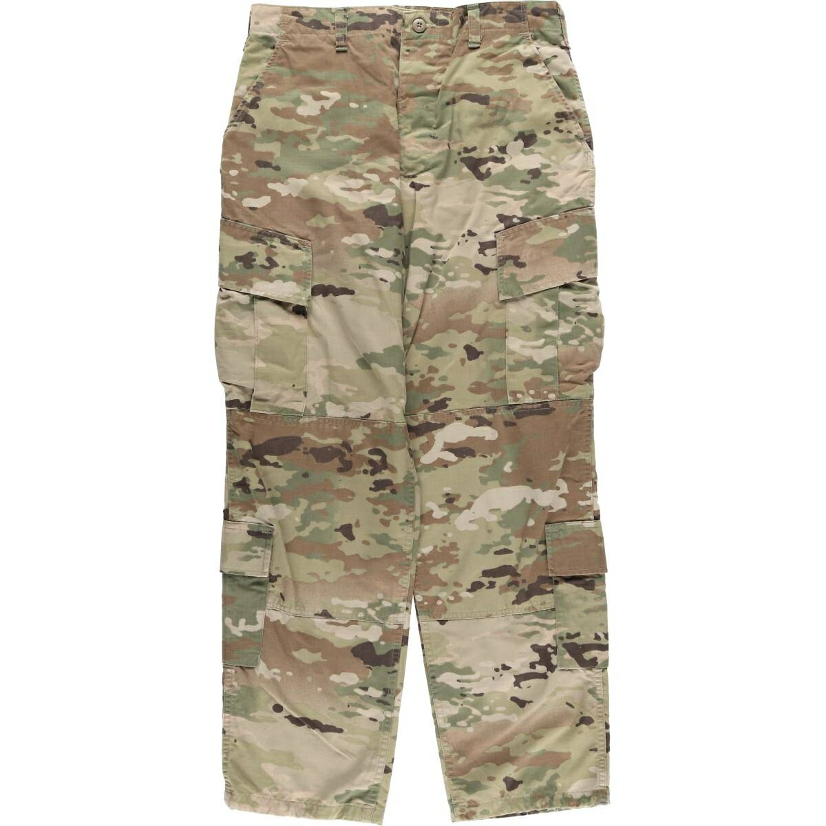古着 米軍実品 迷彩柄 マルチカムカモ リップストップ ミリタリー カーゴパンツ コンバットパンツ USA製 メンズw35相当 /eaa579659 【中古】 【250907】 【SS2606_30