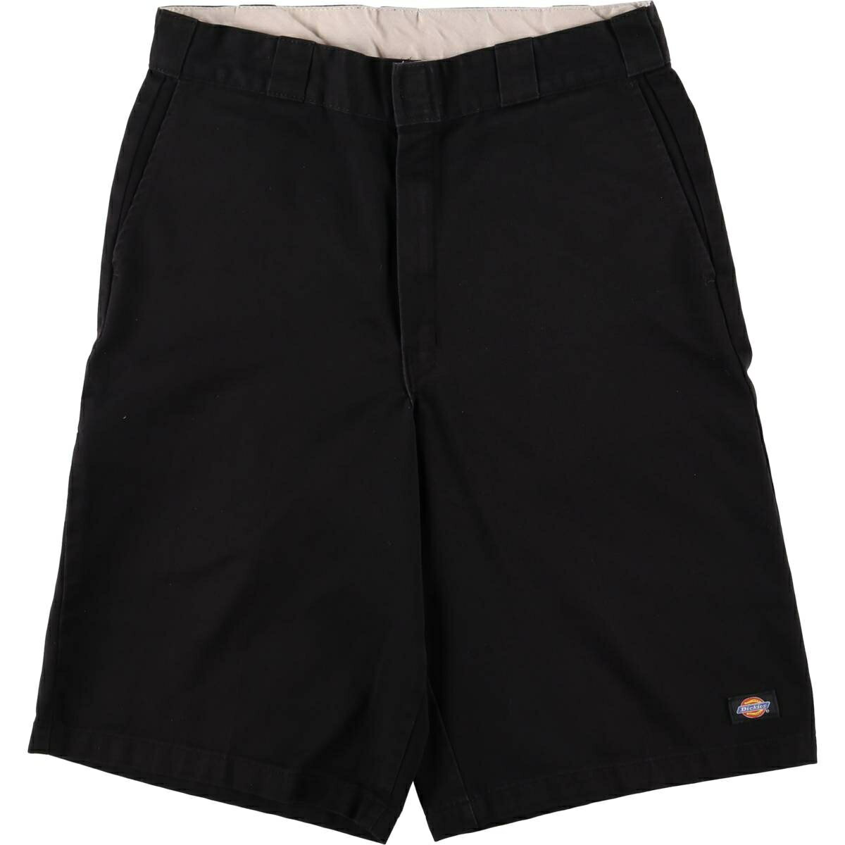 古着 ディッキーズ Dickies ワークショーツ ハーフパンツ メンズw32相当 /eaa579685 【中古】 【250907】 ブラック系 春夏秋