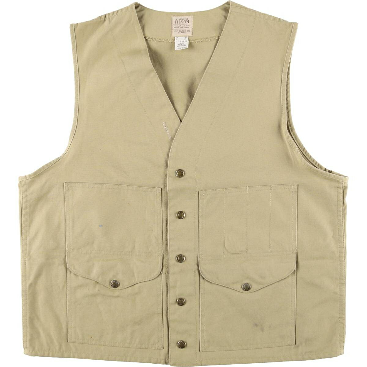古着 フィルソン FILSON ハンティングベスト USA製 メンズL相当 ヴィンテージ /eaa579722 【中古】 【250831】 【ss2601_10】