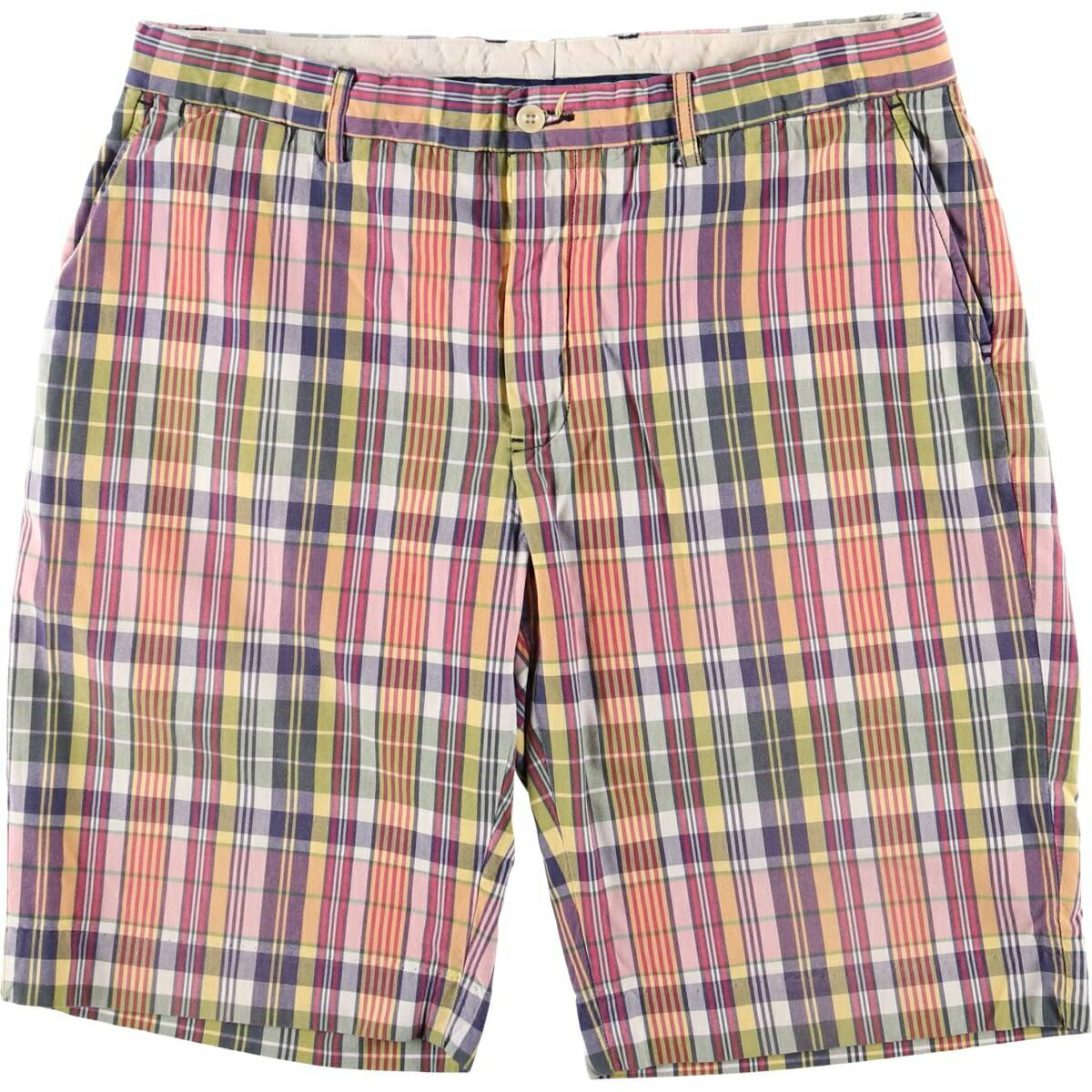 古着 ラルフローレン Ralph Lauren POLO by Ralph Lauren チェック柄 コットンショーツ ハーフパンツ メンズw36相当 /eaa579823 【中古】 【250908】