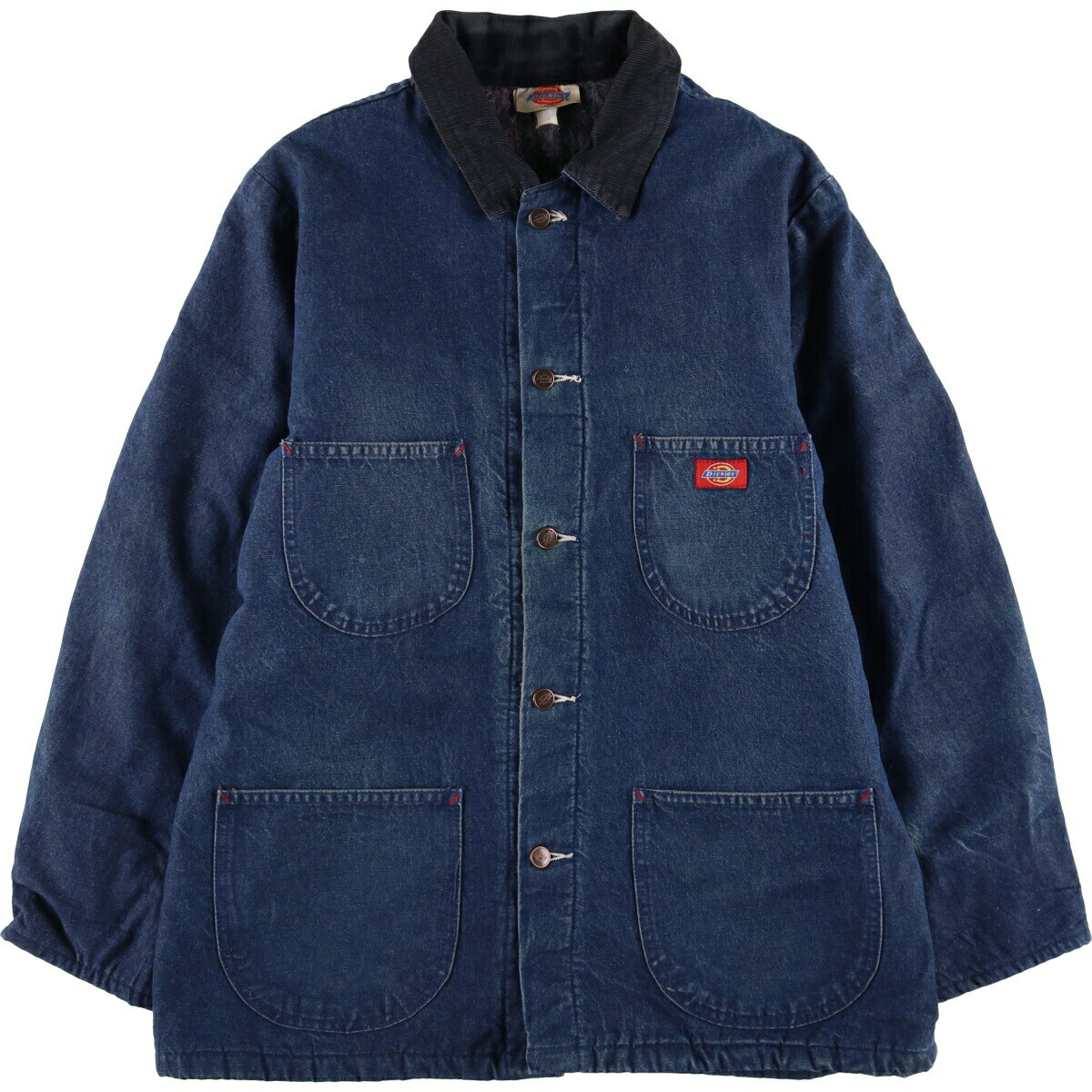 Dickies　デニム カバーオール チョアコート　ジャケット　ビンテージ Dickies（ディッキーズ） チョアコート カバーオール/L/インディゴ