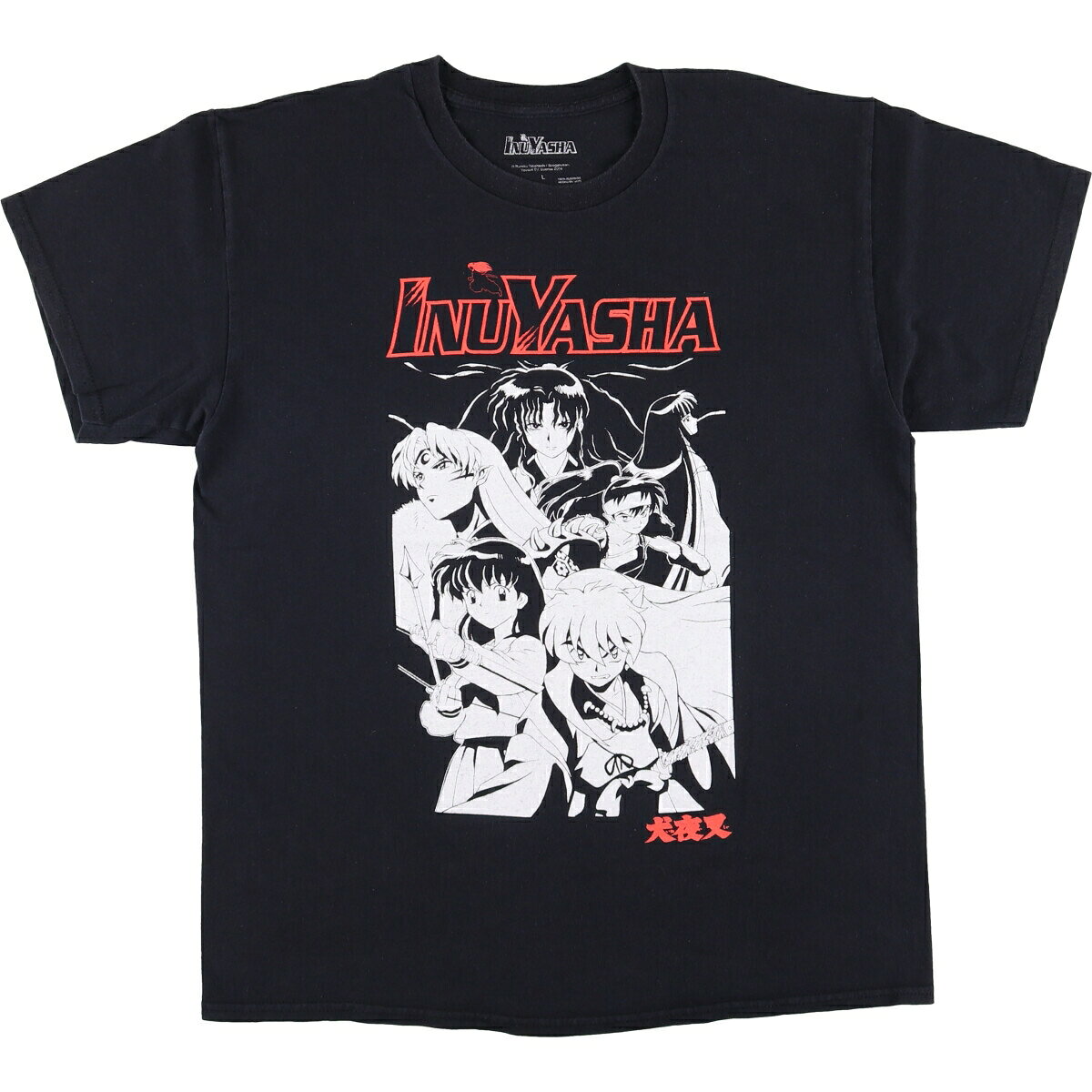 Character - 古着 00'S INUYASHA 犬夜叉 アニメ キャラクタープリントTシャツ ハイチ製 メンズL相当 /eaa579917 【中古】 【250831】