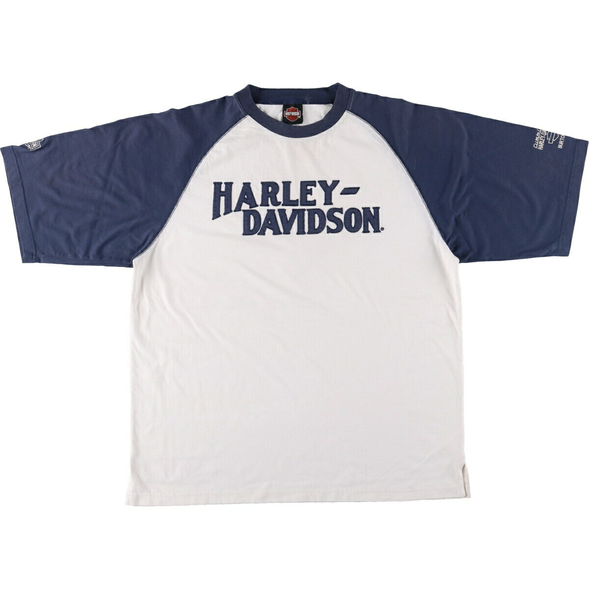 Rakuten - 古着 ハーレーダビッドソン Harley-Davidson 五分袖 モーターサイクル バイクTシャツ メンズXL相当 /eaa579948 【中古】 【250905】