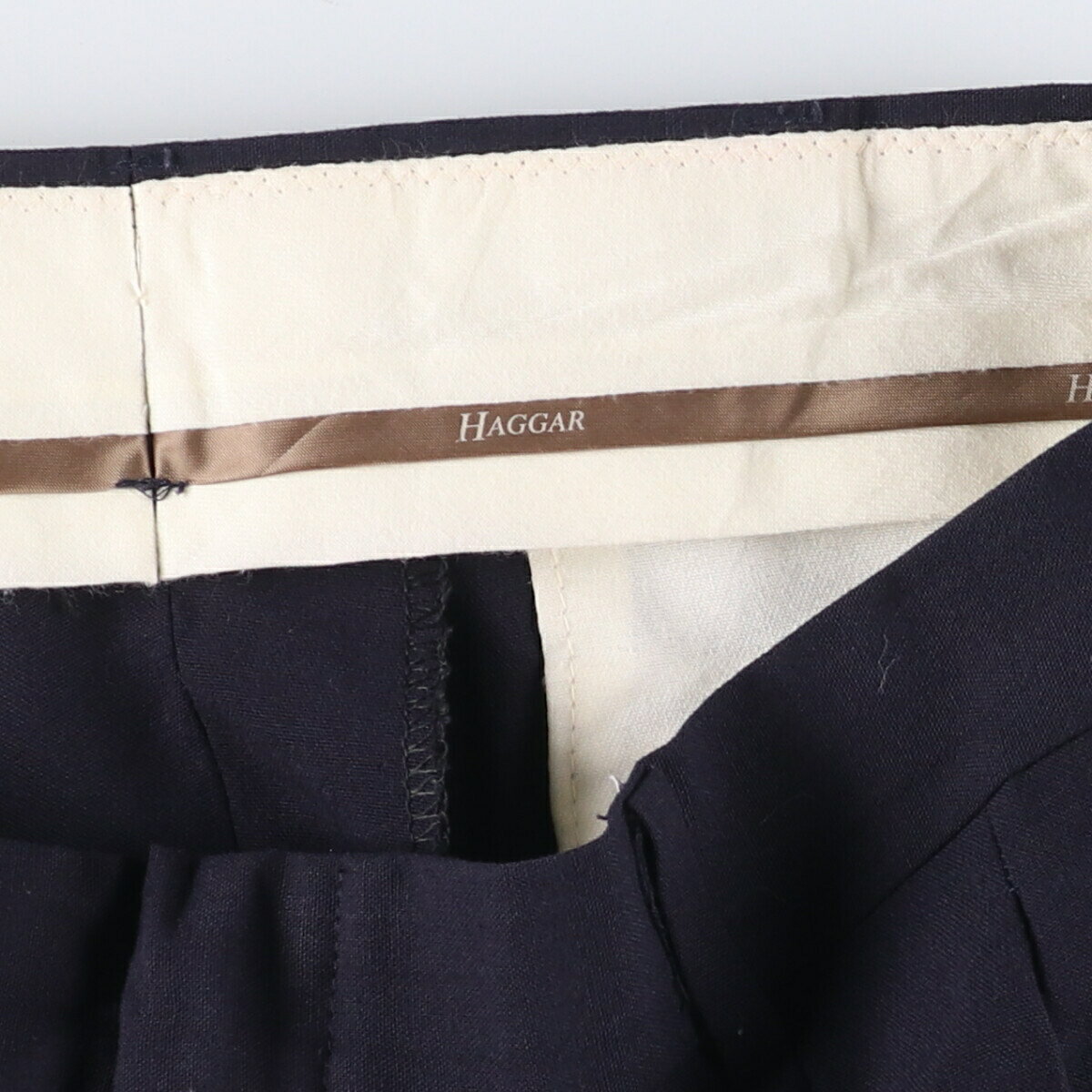 古着 ハガー HAGGAR ツータック スラックスパンツ メンズw35相当 /eaa580308 【中古】 【250824】