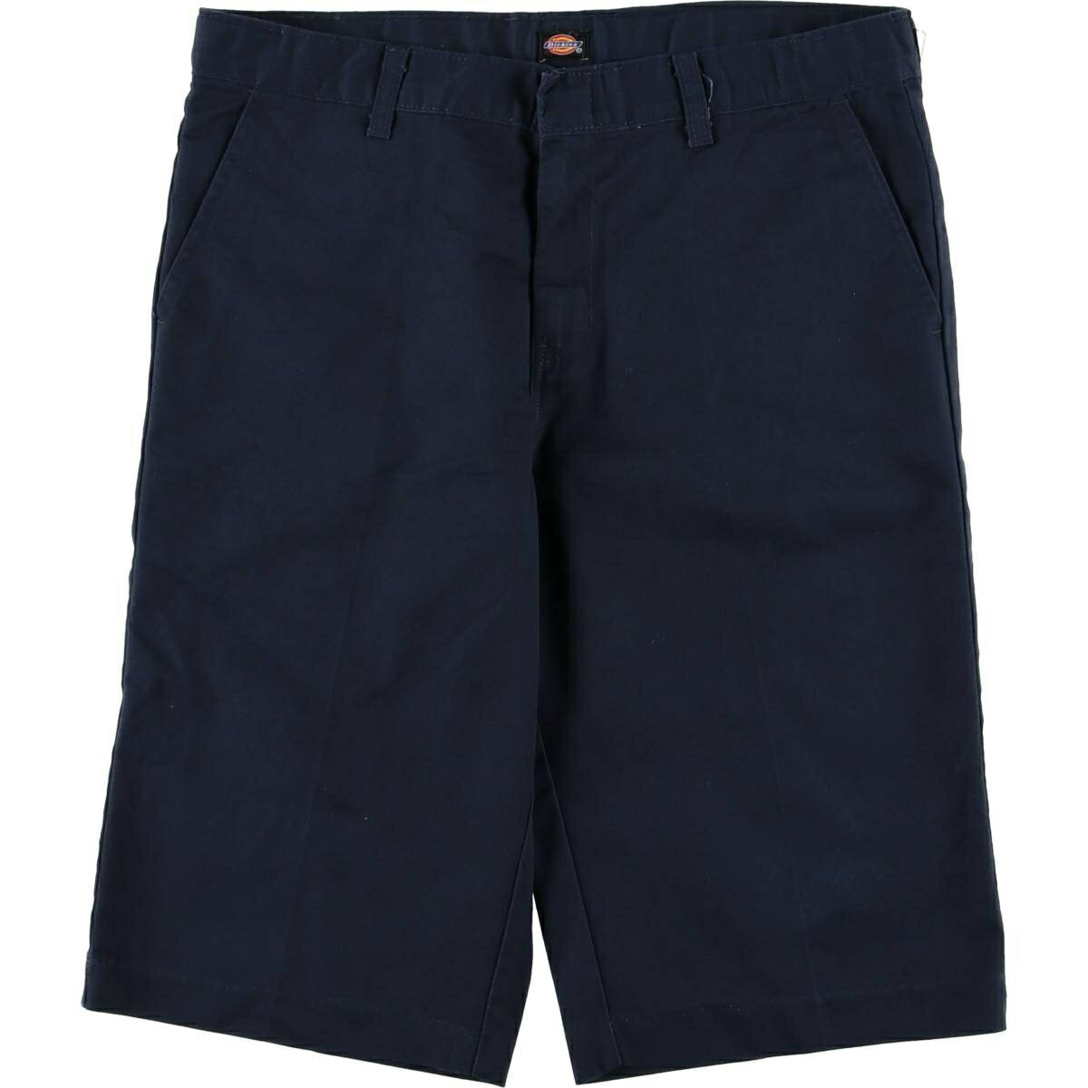 古着 ディッキーズ Dickies ワークショーツ ハーフパンツ レディースXXL(w35)相当 /eaa580637 【中古】 【250823】 【ADEL/アデル】 ネイビー系 春夏秋