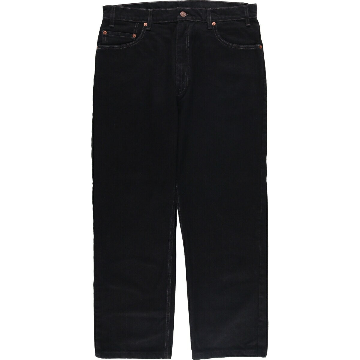 古着 90'S リーバイス Levi's 505 REGULAR FIT STRAIGHT LEG ブラックデニム テーパードデニムパンツ メンズw36相当 ヴィンテージ /eaa580737 【中古】 【250829】
