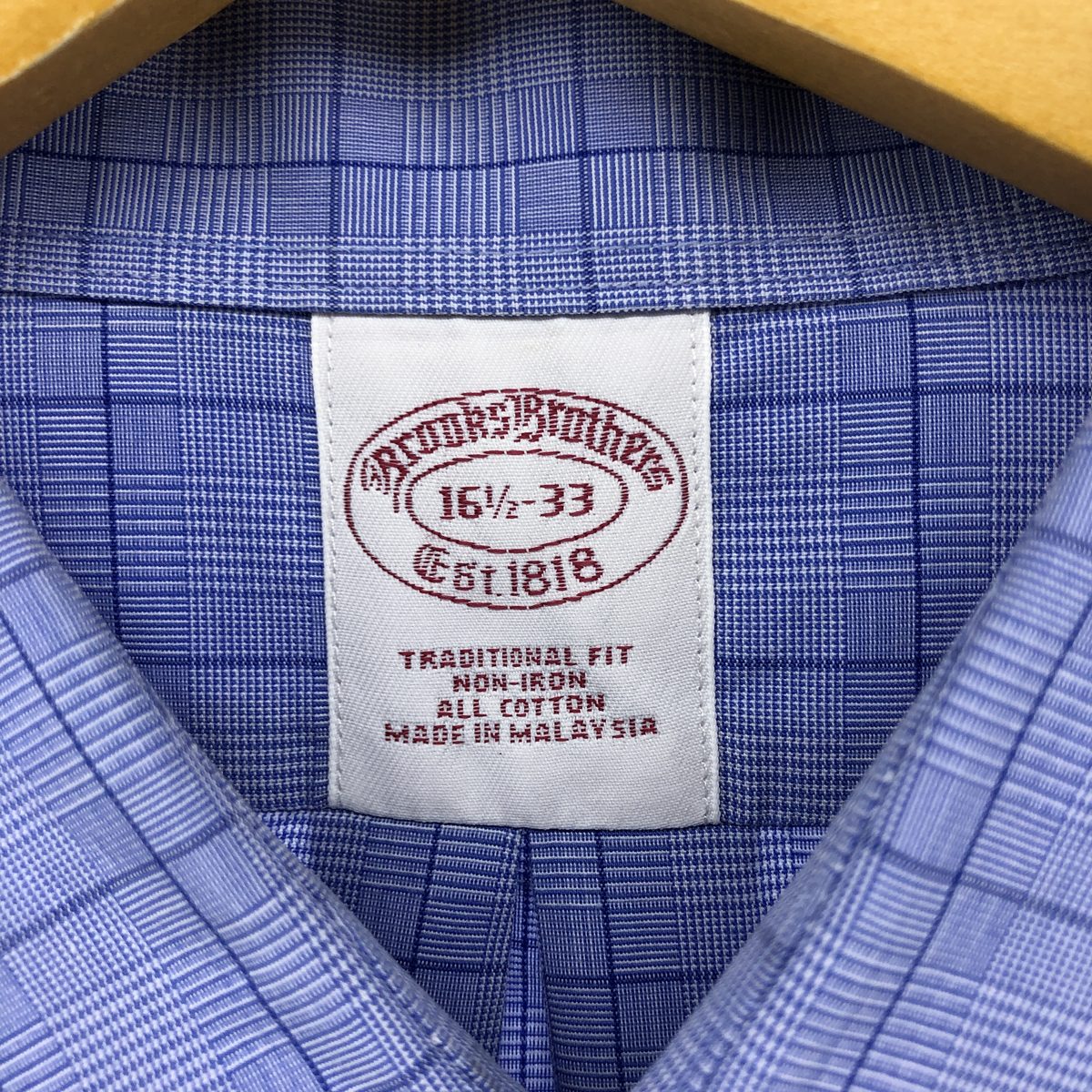 古着 ブルックスブラザーズ Brooks Brothers Est.1818 ワイドカラー 長袖 コットンチェックシャツ メンズL相当 /eaa580776 【中古】 【250902】