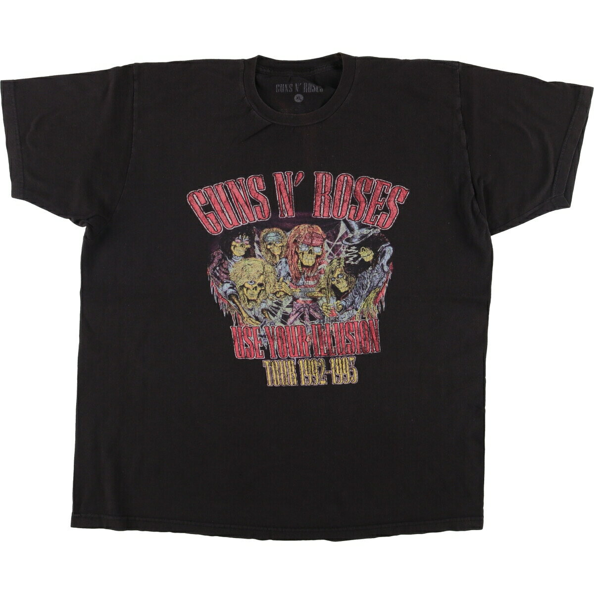 Rakuten - 古着 GUNS N' ROSES ガンズアンドローゼズ ドクロ柄 スカル柄 バンドTシャツ バンT メンズXL相当 /eaa580850 【中古】 【250823】