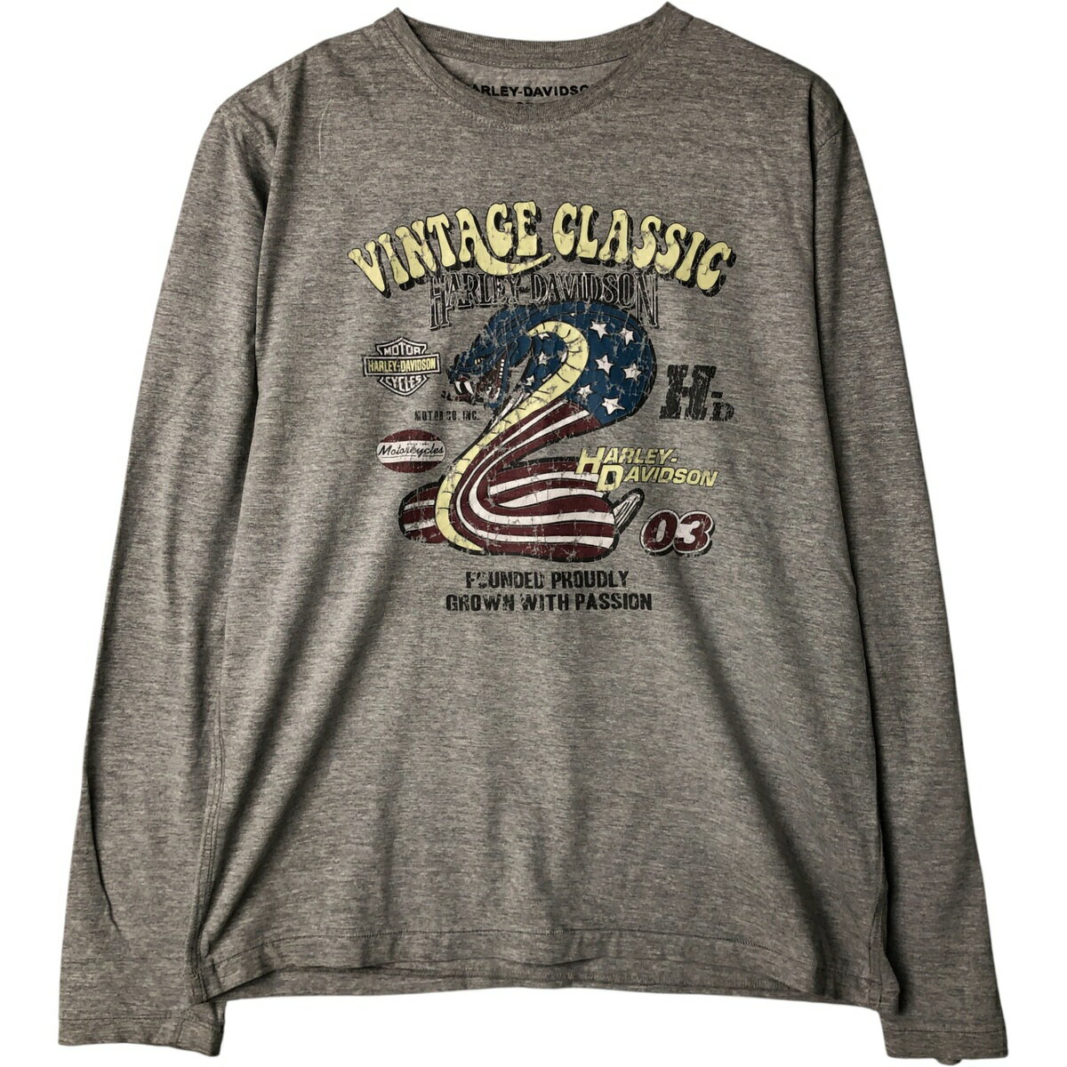 古着 ハーレーダビッドソン Harley-Davidson ロングTシャツ ロンT メンズL相当 /eaa580912 【中古】 【250831】 【NH-2508】 【ss2601_10】