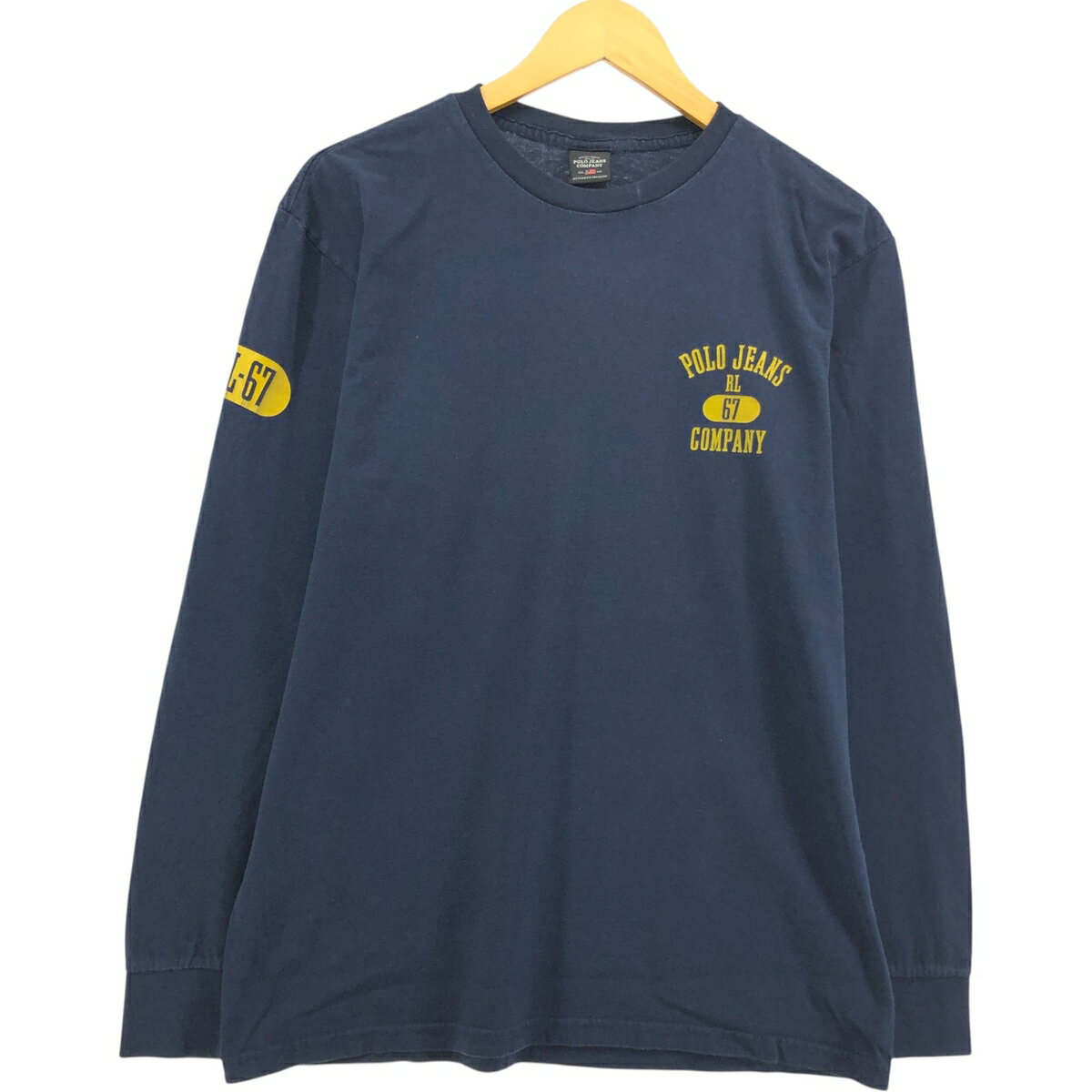 古着 00'S ラルフローレン Ralph Lauren POLO JEANS COMPANY ロングTシャツ ロンT メンズS相当 /eaa580968 【中古】 【250905】