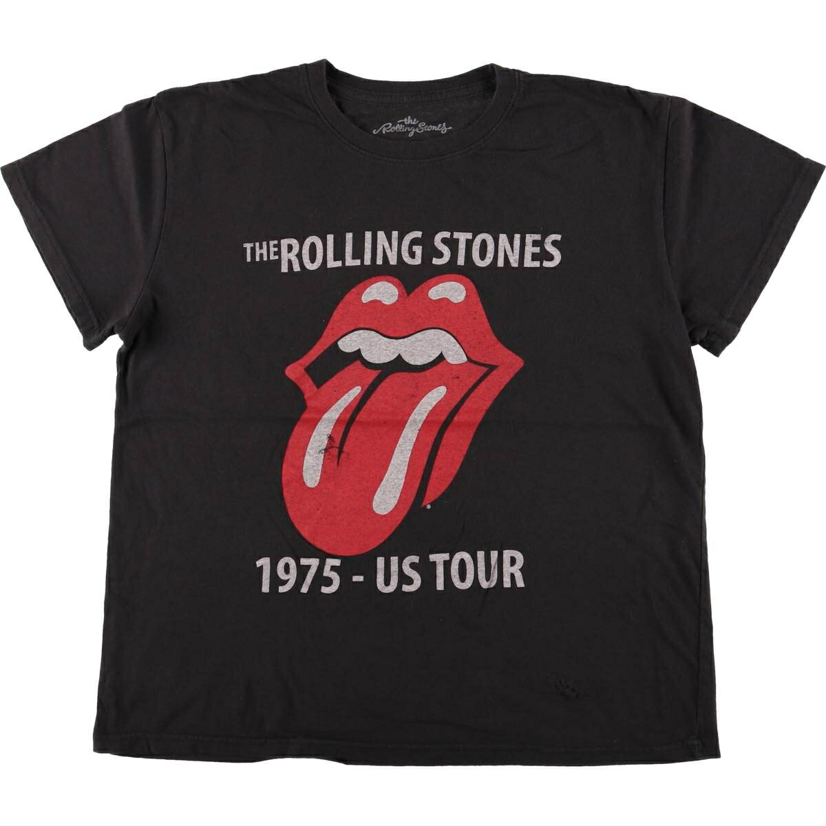 樂天商城 - 古着 The Rolling Stones ローリングストーンズ バンドTシャツ バンT メンズXL相当 /eaa581017 【中古】 【250912】 ブラック系 春夏秋