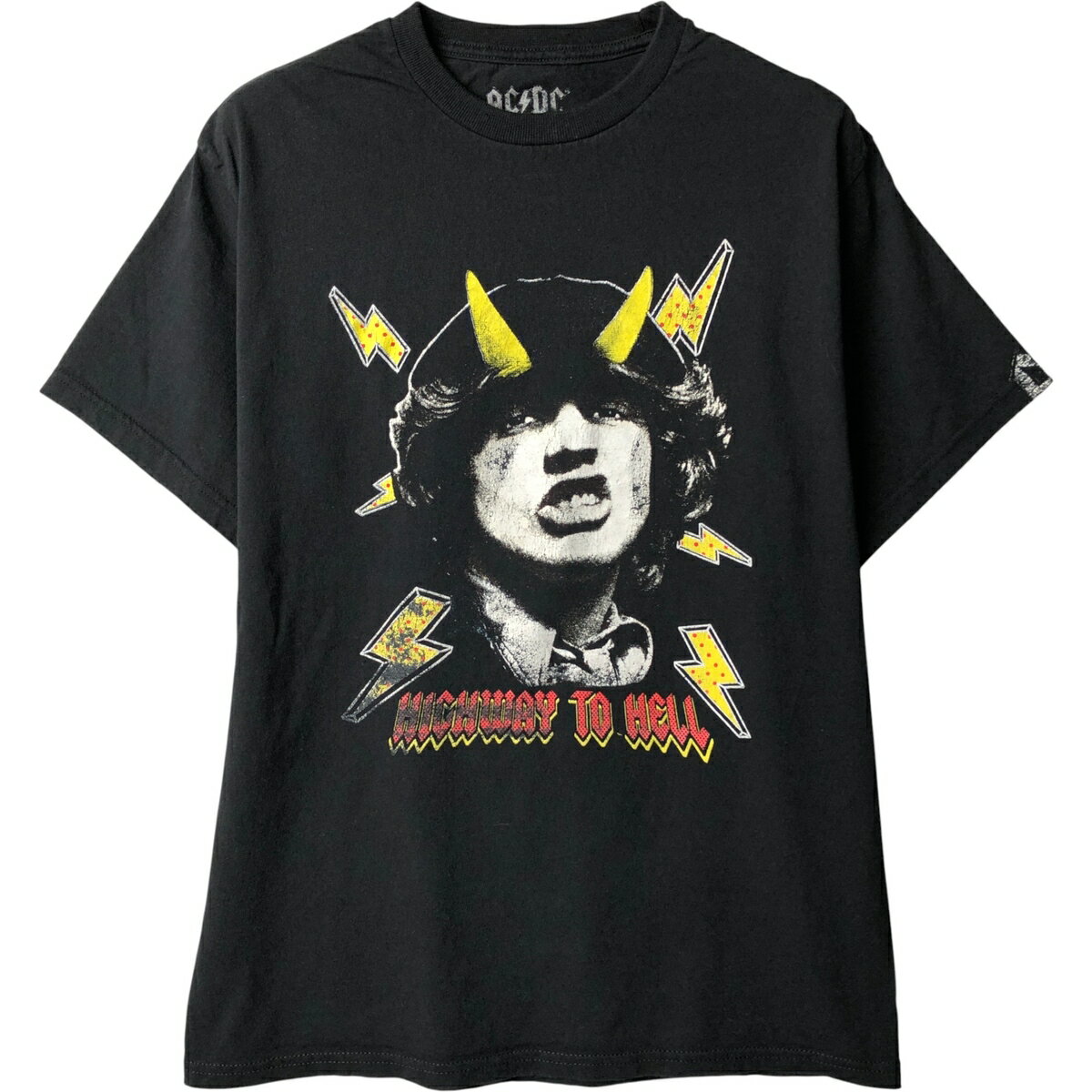 古着 AC/DC エーシーディーシー バンドTシャツ バンT メンズM相当 /eaa581020 【中古】 【250922】 【NH-2508】