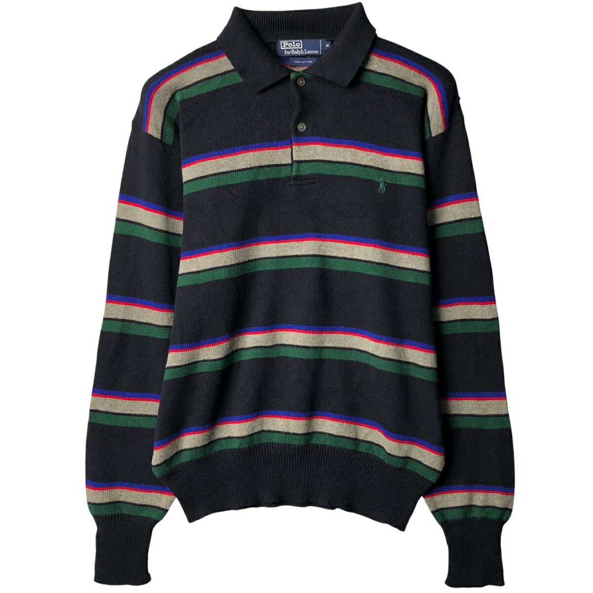 商品詳細 ブランド・Ralph Lauren・ラルフローレン・ 特徴・レギュラーカラー・長袖・ モデル/形状・POLO by Ralph Lauren・長袖ニットポロシャツ・ 素材・コットン:100%・ 色・ブラック系 黒色・グレー系 灰色・ 柄・ボーダー柄・ワンポイント・ 生産国・香港製・ 年代 サイズ・表記サイズ:M・着丈:64cm・身幅:59cm・肩幅:49cm・袖丈:63.5cm・ コンディション・C・ カテゴリ・メンズ・トップス・ポロシャツ・無地ポロシャツ・ 商品番号・eaa581146・ 取扱店・・ スタッフコメントRalph Lauren POLO by Ralph Lauren 長袖ニットポロシャツ / 商品番号 eaa581146 USEDですので使用感などございますが、まだまだご愛用していただけます。 古着という事をご理解の上ご注文よろしくお願いします。 【状態追記】 ●前、脇にリペア跡 ●後、左肩にリペア※状態は当社独自の基準です。 表記サイズ着丈身幅肩幅袖丈 M(※着用感、表記サイズは目安です。)64cm59cm49cm63.5cm ※測定値の若干の誤差はご了承下さい。サイズガイドはこちら ブランドRalph Laurenラルフローレン 特徴レギュラーカラー / 長袖モデル/形状POLO by Ralph Lauren / 長袖ニットポロシャツ素材コットン:100%色ブラック系 黒色 / グレー系 灰色柄ボーダー柄 / ワンポイント生産国香港製年代-カテゴリ無地ポロシャツ商品番号eaa581146取扱店　　 ラルフローレンの他の商品を見る無地ポロシャツの他の商品を見る