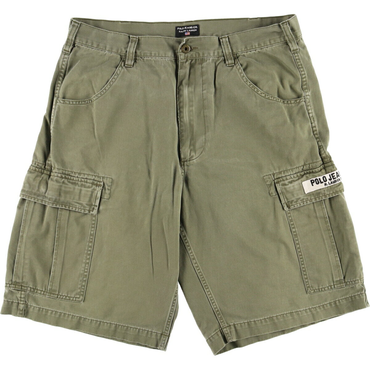 古着 00'S ラルフローレン Ralph Lauren POLO JEANS COMPANY カーゴショーツ ハーフパンツ メンズw37相当 /eaa581210 【中古】 【250914】