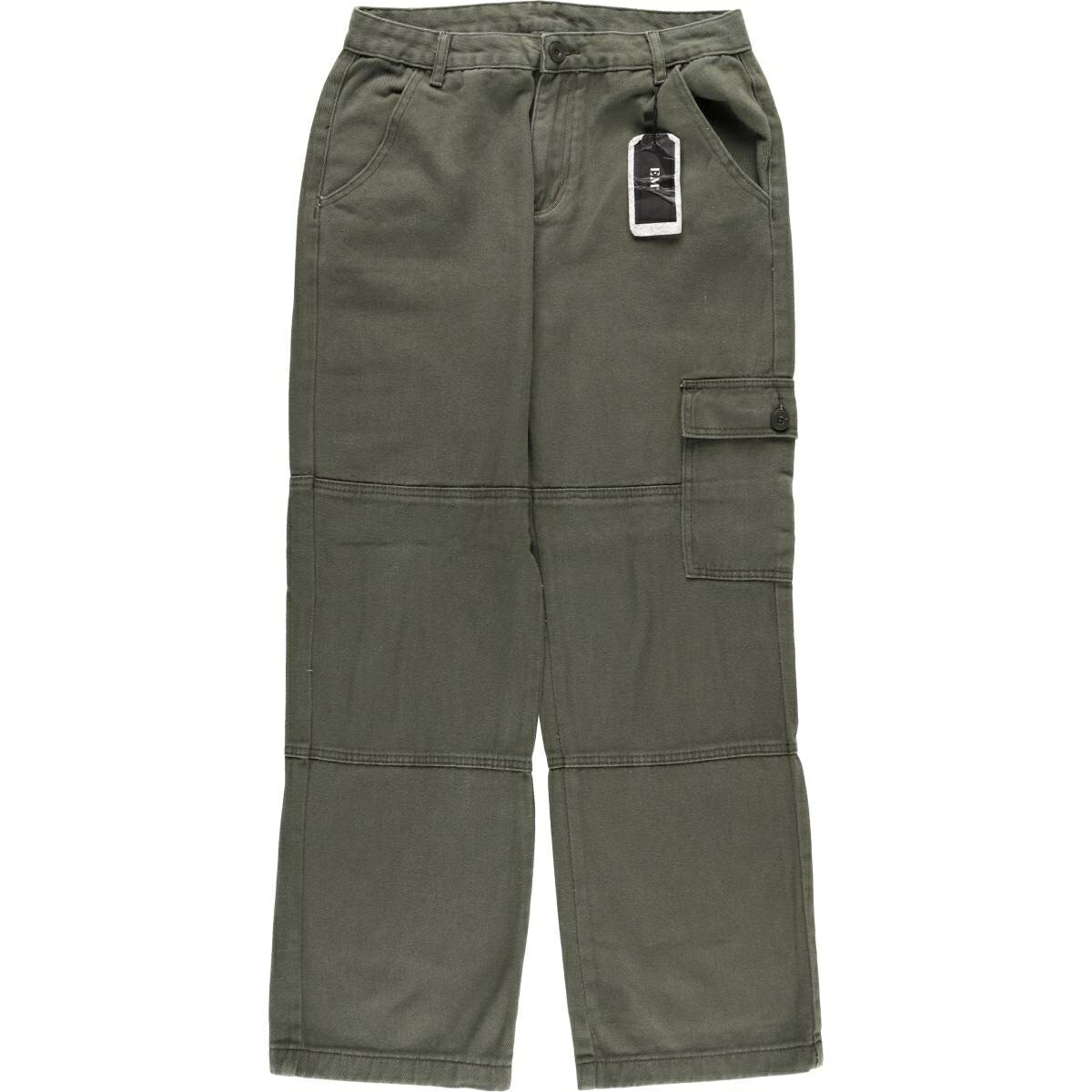 Rakuten - 古着 EM コットンパンツ レディースL相当 /eaa581229 【中古】 【250912】 【Elulu/エルル】 【SS2603_10】 カーキ系 春夏秋冬