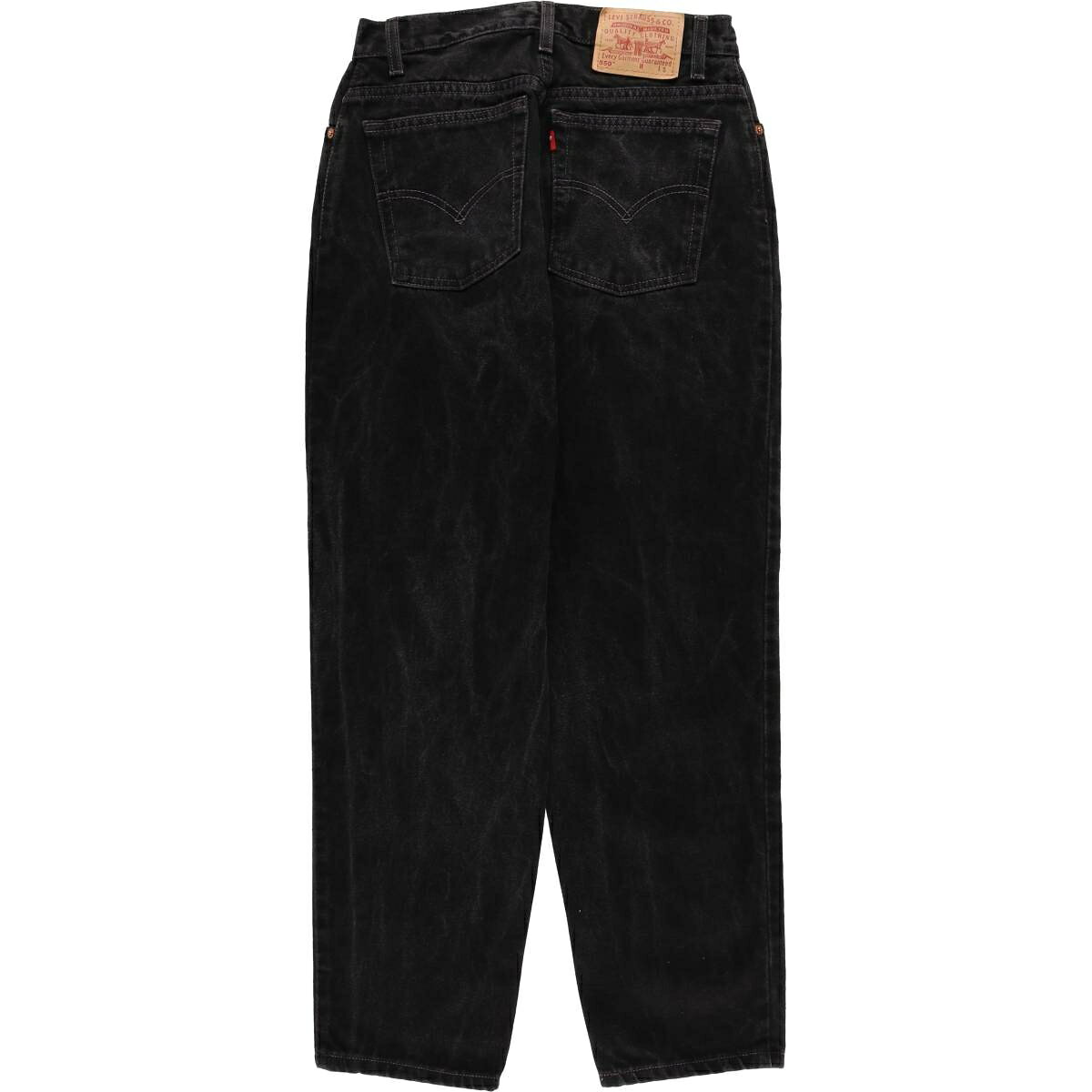 古着 00'S リーバイス Levi's 550 RELAXED FIT TAPERED LEG ブラックデニム テーパードデニムパンツ レディースL(w30)相当 /eaa581232 【中古】 【250913】 【ADEL/アデル】 【SS2606_30 jam-ing-11494120 古着屋JAM サンプル画像2