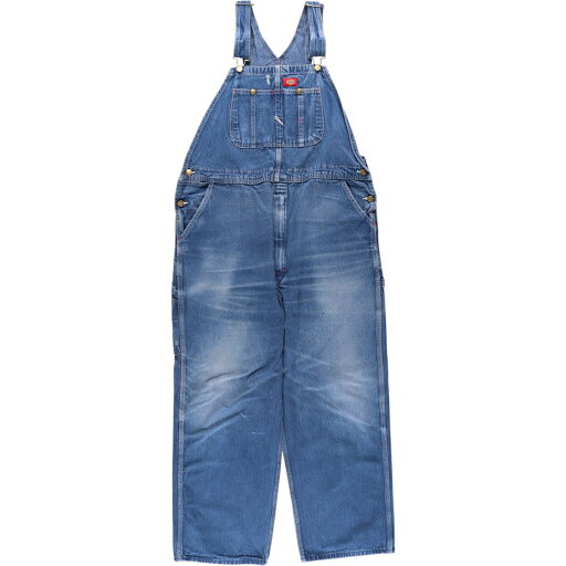 古着 ビッグサイズ ディッキーズ Dickies デニムオーバーオール メンズw43相当 /eaa581334 【中古】 【250915】 古着 ビッグサイズ ディッキーズ Dickies デニムオーバーオール メンズw43相当 /eaa581334 【中古】 【250915】