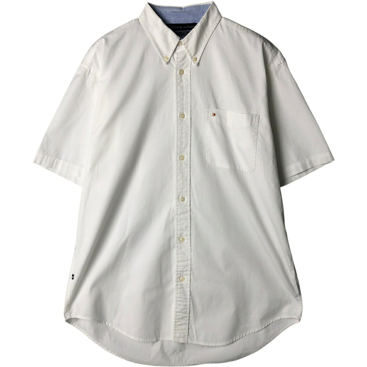 古着 トミーヒルフィガー TOMMY HILFIGER 半袖 ボタンダウンシャツ メンズL相当 /eaa581351 中古 250915 NH-2508 SS2606_30