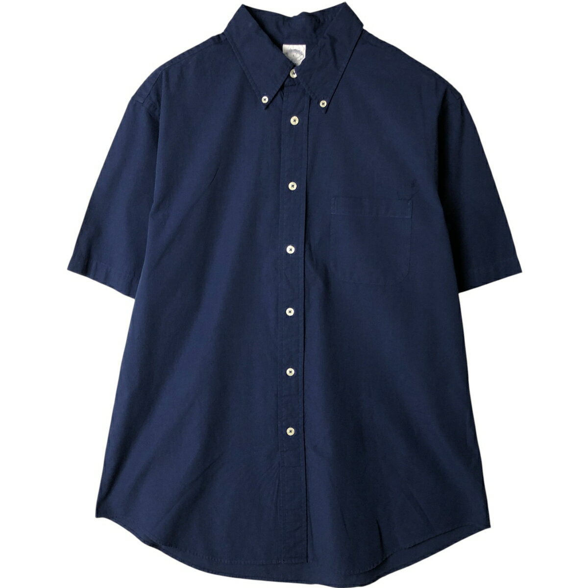 古着 ブルックスブラザーズ Brooks Brothers 1818 半袖 ボタンダウンシャツ メンズL相当 /eaa581370 【..