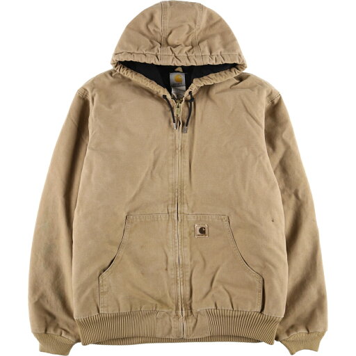古着 00'S カーハート Carhartt アクティブジャケット 中綿入り ダックフルジップパーカー メンズL相当 /eaa581481 【中古】 【250914】 【KL2510_第1弾_指定】