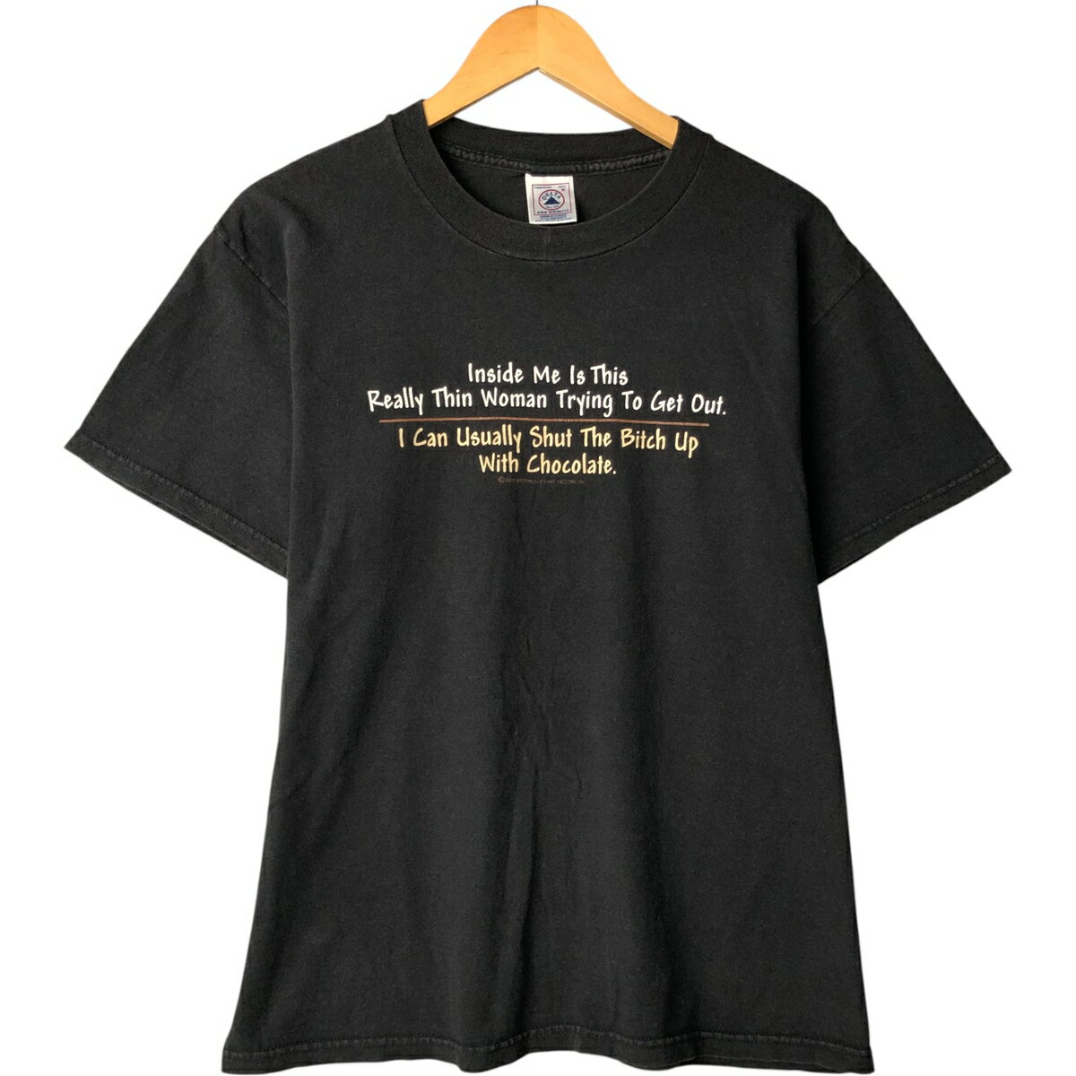 乐天商城 - 古着 00'S デルタ DELTA メッセージプリントTシャツ メンズM相当 /eaa581606 【中古】 【250915】 【SS2606_30