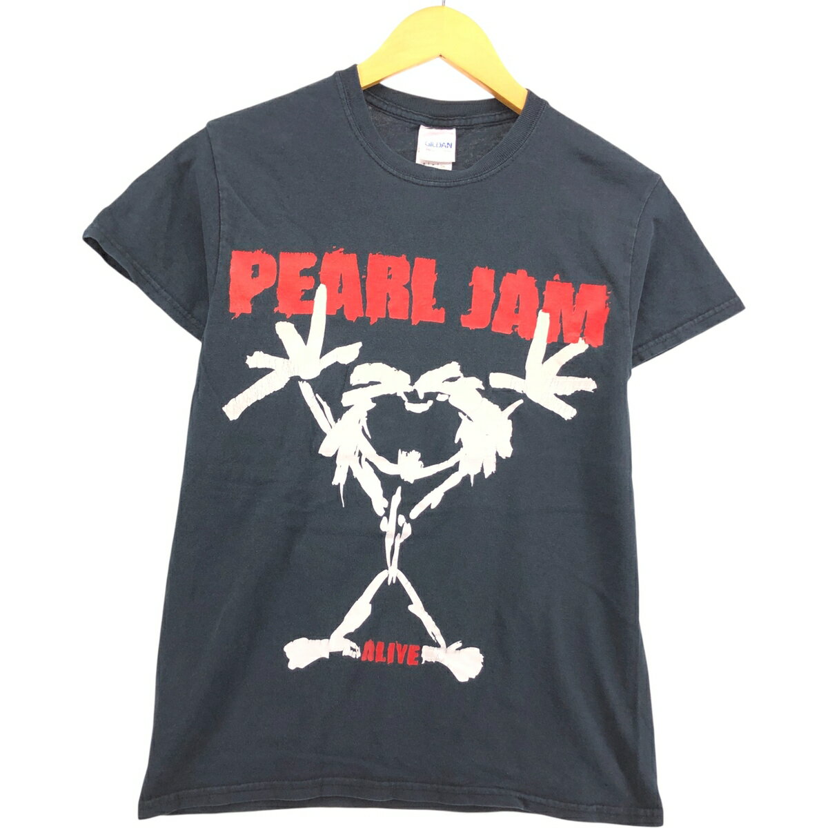 Rakuten - 古着 ギルダン GILDAN PEARL JAM パールジャム バンドTシャツ バンT メンズS相当 /eaa581634 【中古】 【250920】