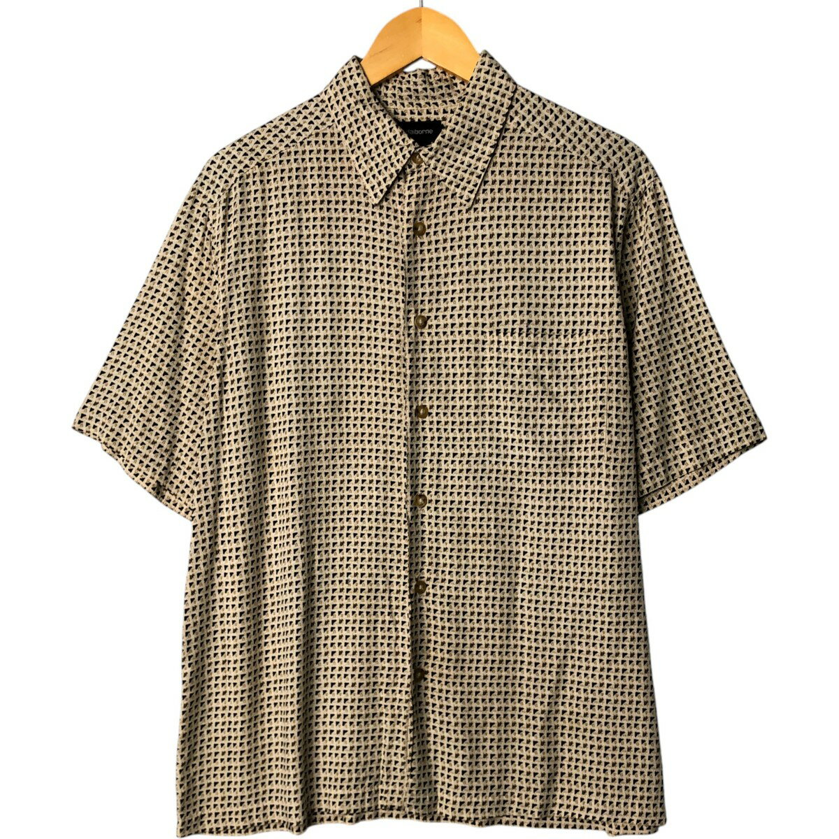 Rakuten - 古着 リズクレイボーン Liz Claiborne claiborne 総柄 半袖 レーヨンシャツ ボックスシャツ メンズL相当 /eaa581862 【中古】 【250920】