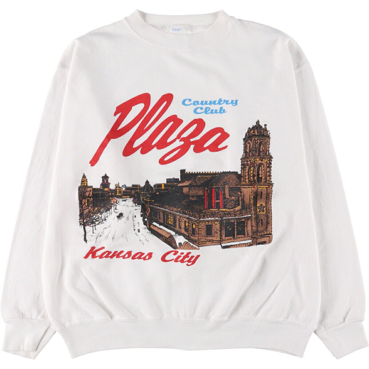 樂天商城 - 古着 プリントスウェットシャツ トレーナー USA製 メンズXL相当 /eaa581894 【中古】 【250913】 【SS2603_10】