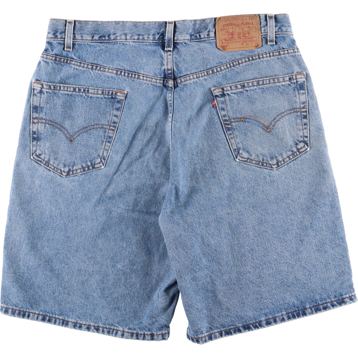 古着 00'S リーバイス Levi's 550 RELAXED FIT デニムショーツ ショートパンツ メンズw37相当 /eaa581904 【中古】 【250915】