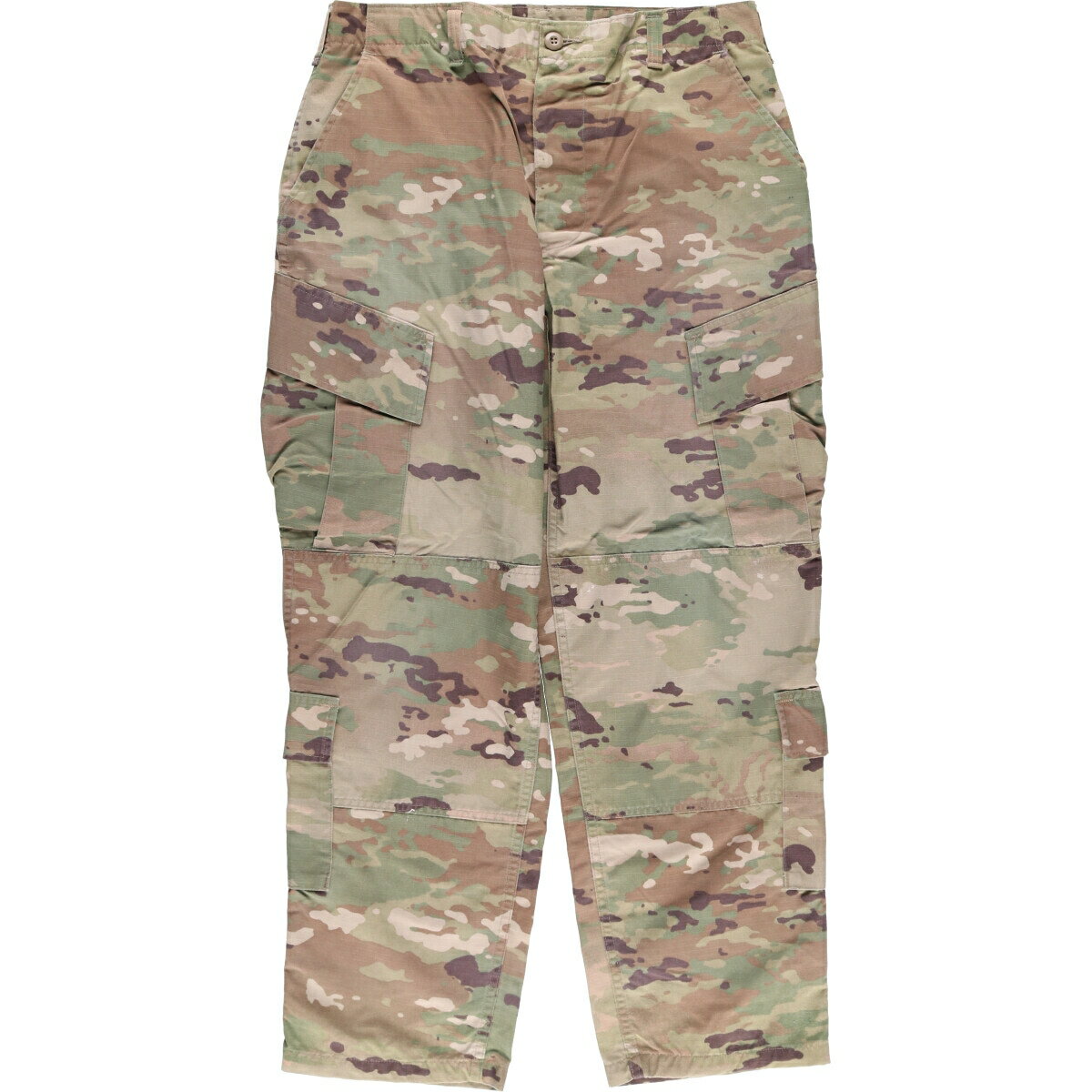 古着 米軍実品 迷彩柄 マルチカムカモ リップストップ ミリタリー カーゴパンツ コンバットパンツ USA製 MEDIUM-REGULAR メンズw34相当 /eaa582006 【中古】 【250910】 【SS2606_30