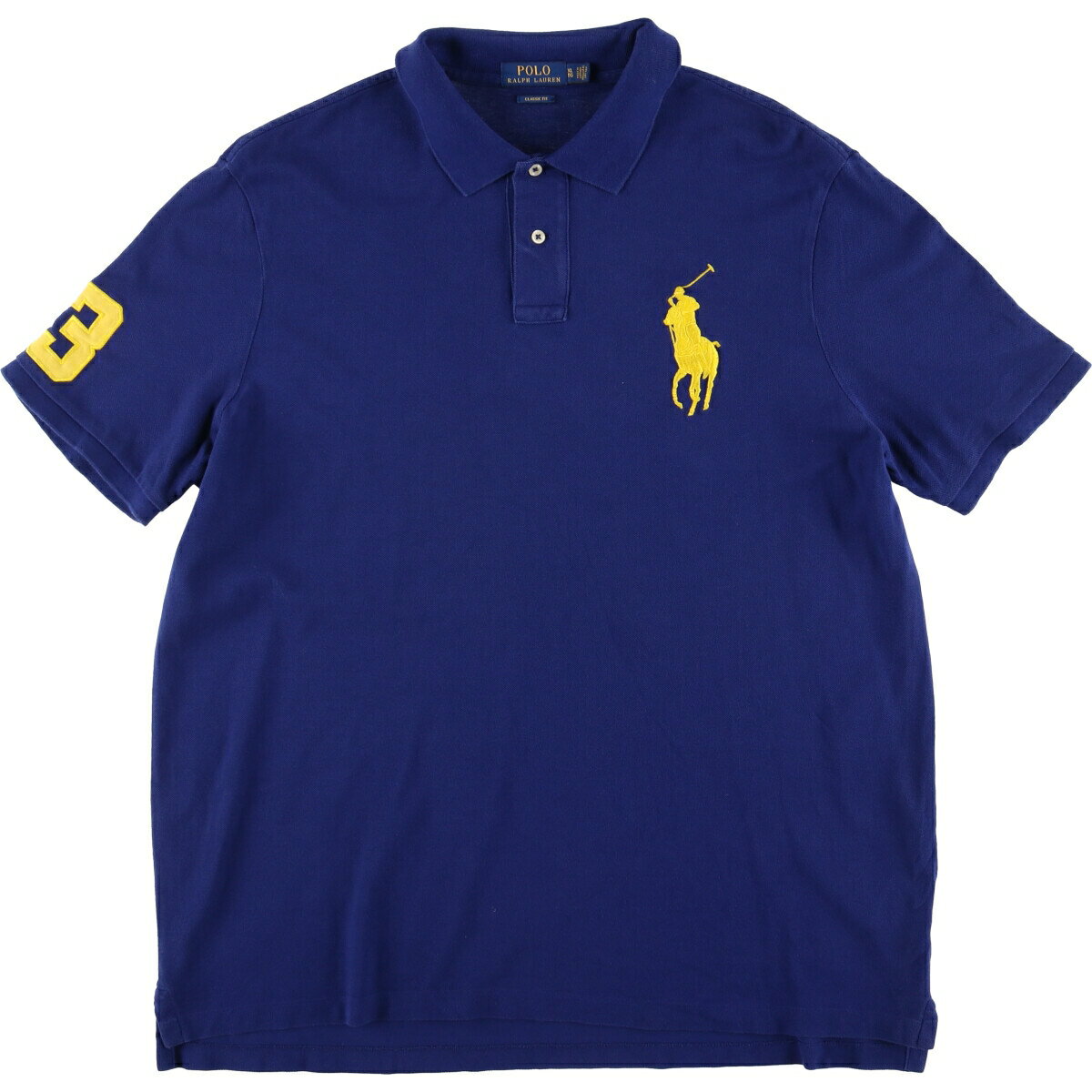 古着 ラルフローレン Ralph Lauren CLASSIC FIT ビッグポニー 半袖 ポロシャツ メンズXL相当 /eaa582113 【中古】 【251011】