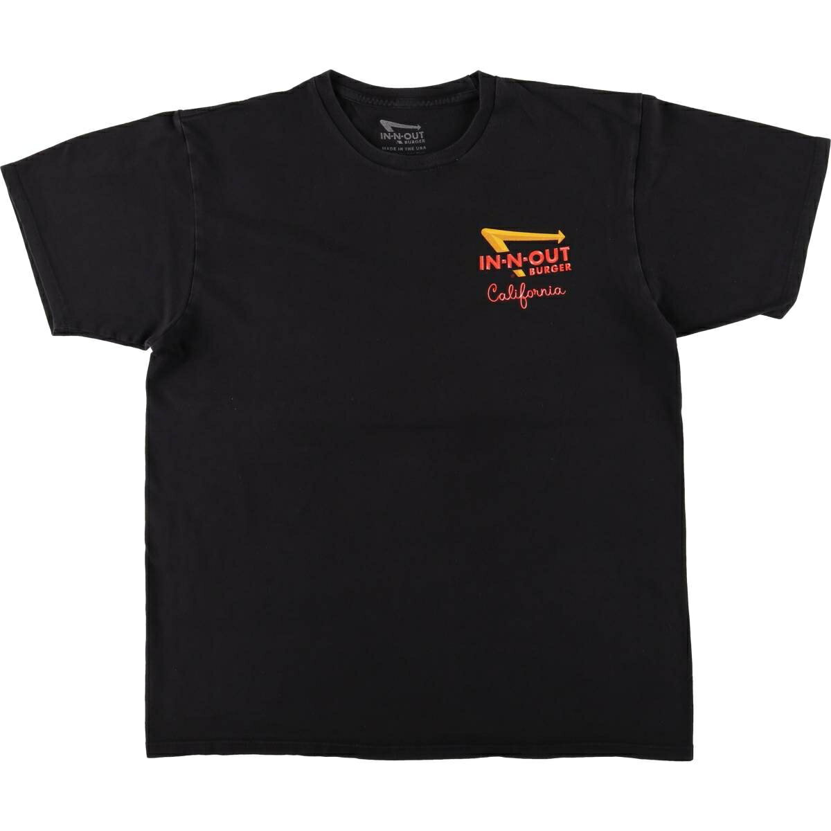 樂天商城 - 古着 IN-N-OUT BURGER インアンドアウトバーガー アドバタイジングTシャツ USA製 メンズL相当 /eaa582227 【中古】 【250922】