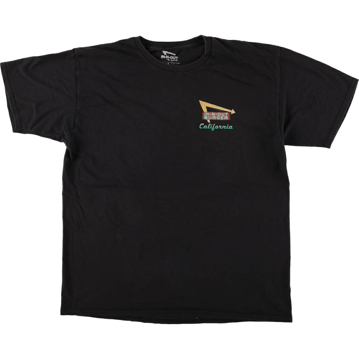 Rakuten - 古着 IN-N-OUT BURGER インアンドアウトバーガー アドバタイジングTシャツ メンズL相当 /eaa582338 【中古】 【250927】