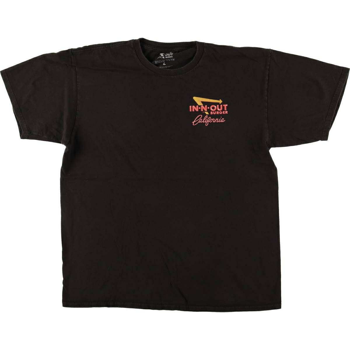 Rakuten - 古着 IN-N-OUT BURGER インアンドアウトバーガー アドバタイジングTシャツ メンズL相当 /eaa582346 【中古】 【250927】 【SS2606_30