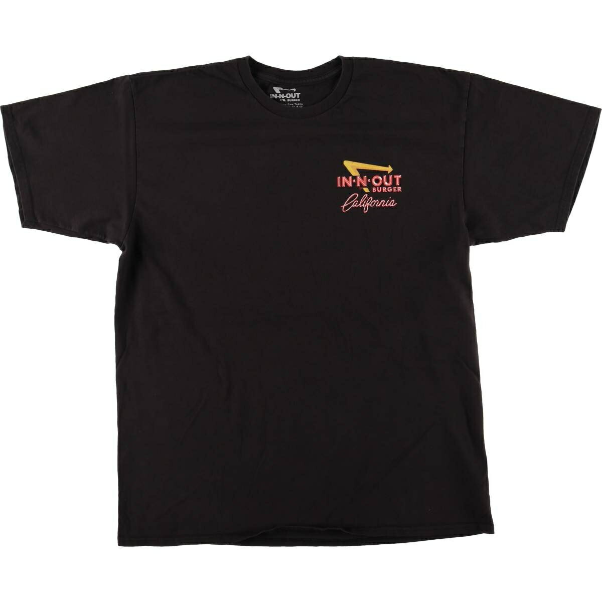 樂天商城 - 古着 IN-N-OUT BURGER インアンドアウトバーガー アドバタイジングTシャツ メンズL相当 /eaa582409 【中古】 【250927】