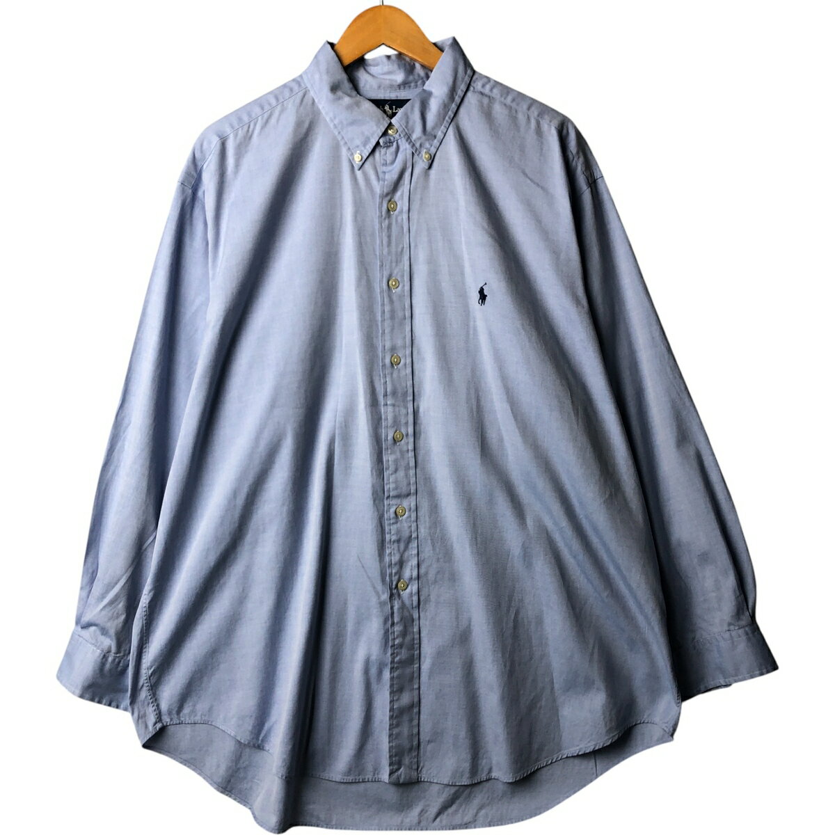 古着 ラルフローレン Ralph Lauren YARMOUTH 長袖 ボタンダウンシャツ メンズXL相当 /eaa582644   