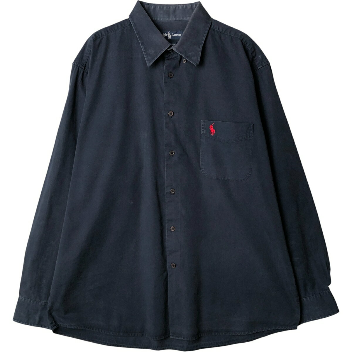 Rakuten - 古着 ラルフローレン Ralph Lauren 長袖 隠しボタンダウンシャツ メンズXL相当 /eaa582652 【中古】 【250915】 【NH-2508】 【SS2606_10】