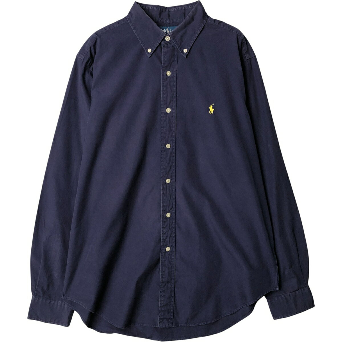 古着 ラルフローレン Ralph Lauren CLASSIC FIT クラシックフィット 長袖 ボタンダウンシャツ メンズL..