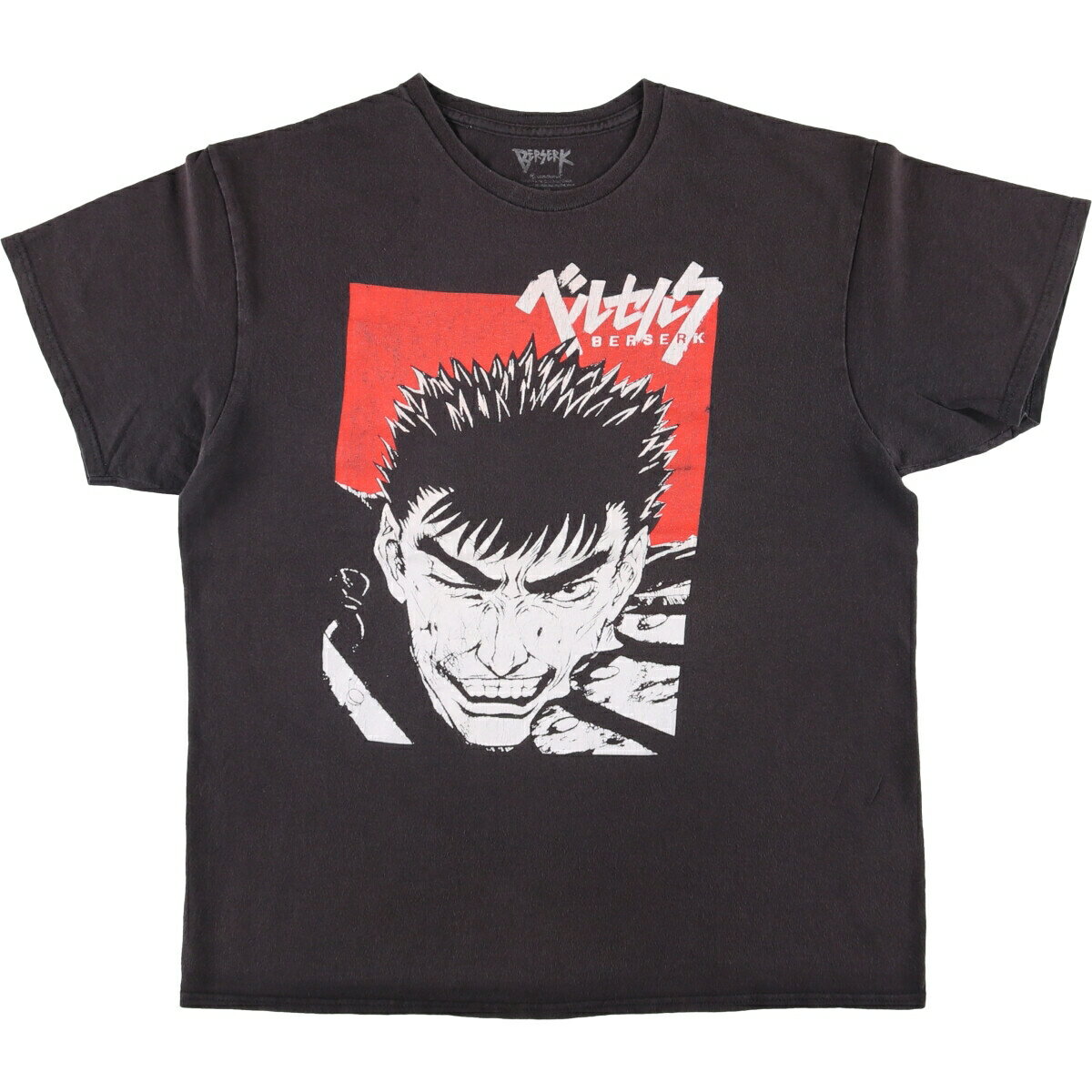 古着 BERSERK ベルセルク アニメ キャラクタープリントTシャツ メンズL相当 /eaa582974 【中古】 【250914】