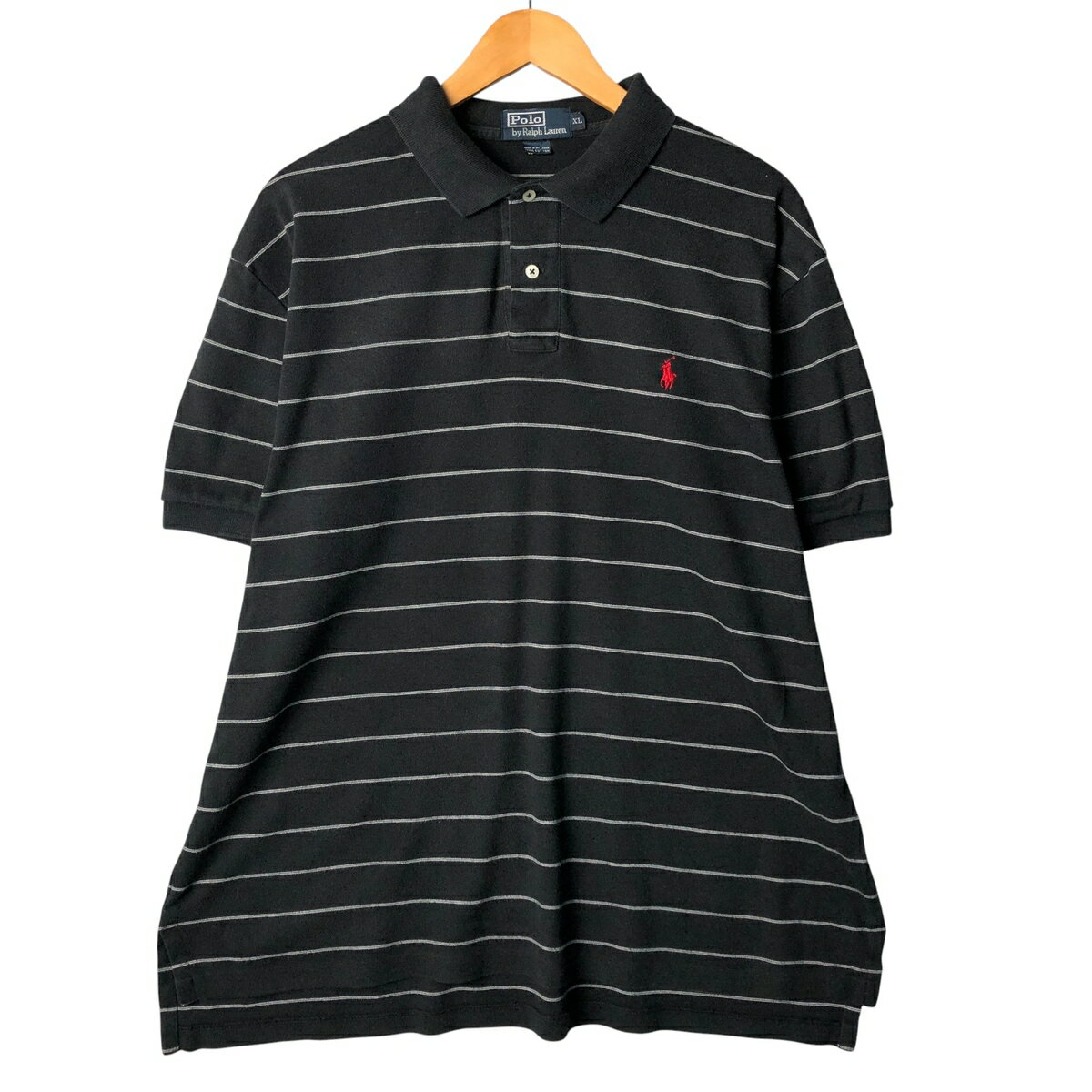 古着 ラルフローレン Ralph Lauren POLO by Ralph Lauren 半袖 ボーダー ポロシャツ メンズXL相当 /eaa583175 【中古】 【250923】