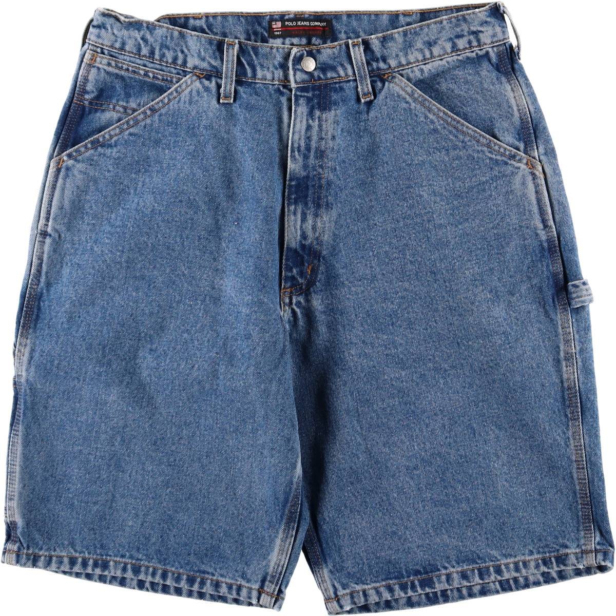 古着 ラルフローレン Ralph Lauren POLO JEANS COMPANY デニムペインターショーツ ハーフパンツ メンズw34相当 /eaa583303 【中古】 【250920】