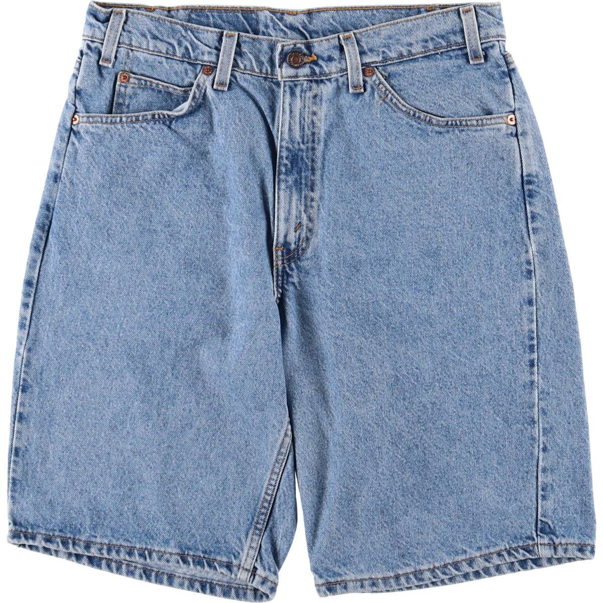 古着 90'S リーバイス Levi's 550 RELAXED FIT オレンジタブ デニムショーツ ハーフパンツ ジョーツ メンズw33相当 ヴィンテージ /eaa583304 【中古】 【250920】 ブルー系 春夏秋