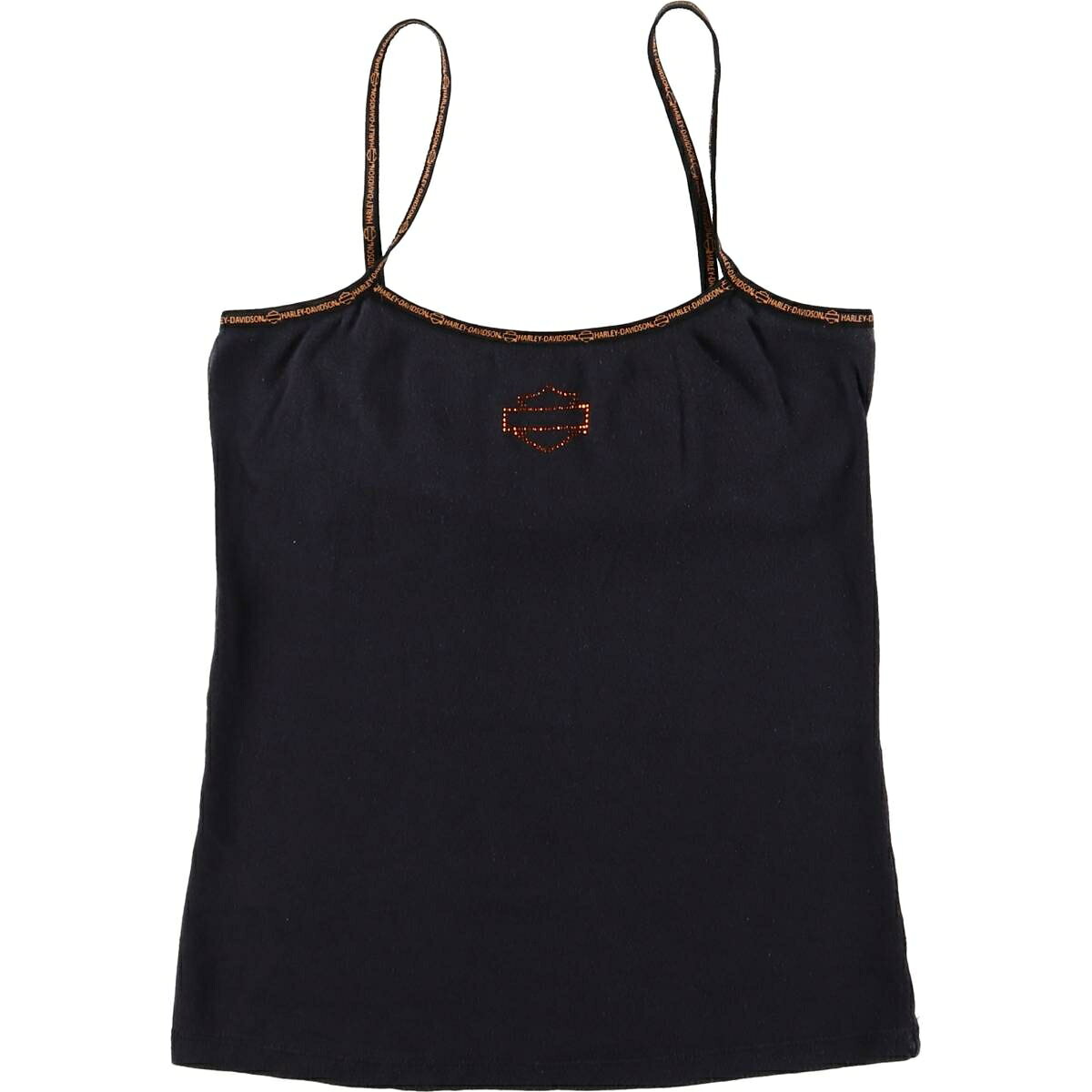 古着 ハーレーダビッドソン Harley-Davidson ラインストーン付き 裏地付き キャミソール レディースS相当 /eaa583584 【中古】 【250928】 【Elulu/エルル】(4.0)