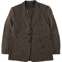古着 バーバリー Burberry's 千鳥格子柄 ウールテーラードジャケット レディースM相当 /eaa583818 【中古】 【250920】 【ADEL/...