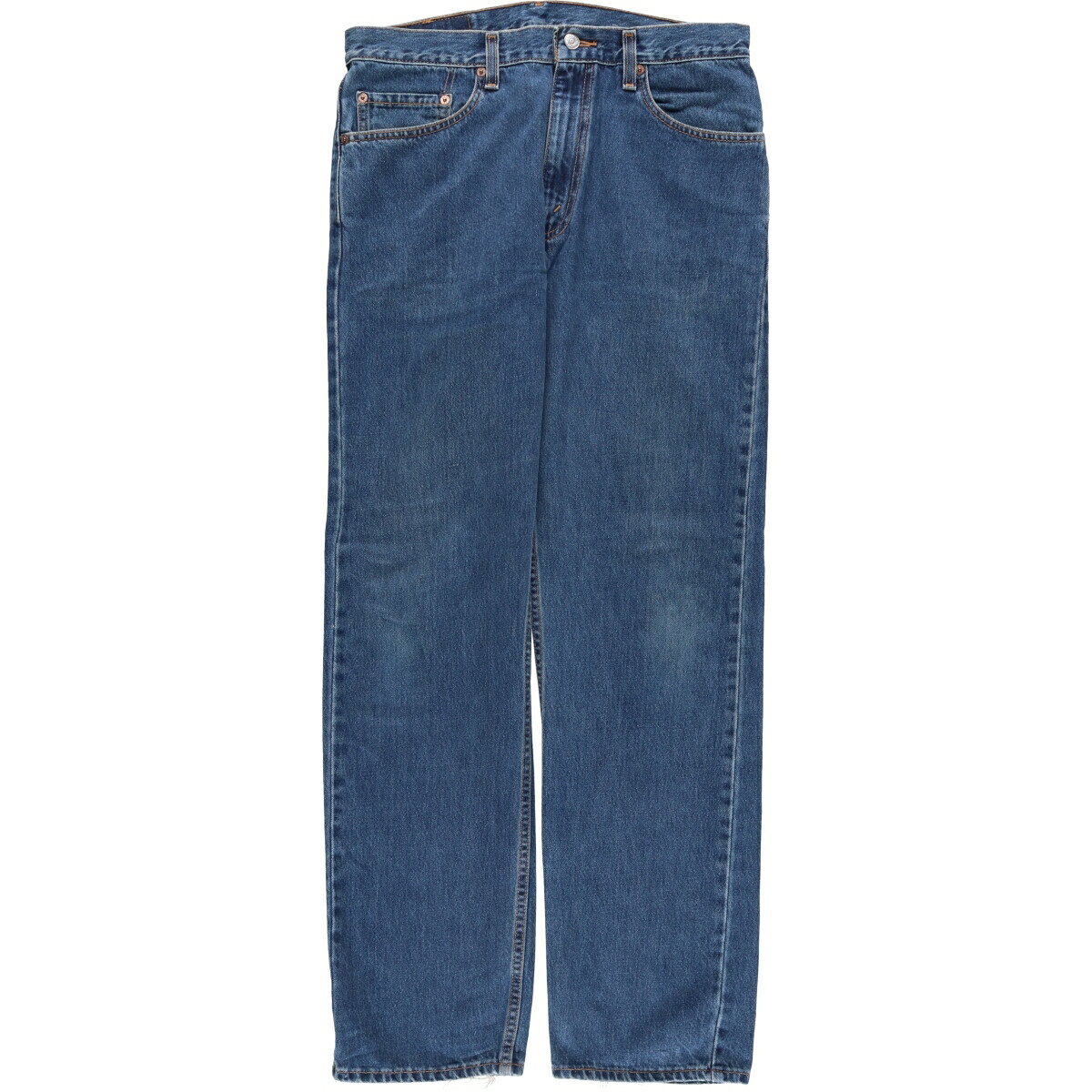 商品詳細 ブランド・Levi's・リーバイス・ 特徴・ジッパーフライ・ モデル/形状・505 REGULAR FIT STRAIGHT LEG・テーパードデニムパンツ・ 素材・コットン:100%・ 色・ブルー系 青色・ 柄・無地・ 生産国・USA製・ 年代・00年代・ サイズ・メンズw34・表記サイズ:W34 L32・ウエスト:86cm・股上:31cm・股下:83cm・もも周り:63cm・裾周り:43cm・ コンディション・C・ カテゴリ・メンズ・ボトムス・デニムパンツ・スリム・テーパードデニムパンツ・ 商品番号・eaa583978・ 取扱店・・ スタッフコメントLevi's 505 REGULAR FIT STRAIGHT LEG テーパードデニムパンツ / メンズw34 / 商品番号 eaa583978 USEDですので使用感などございますが、まだまだご愛用していただけます。 古着という事をご理解の上ご注文よろしくお願いします。 【状態追記】 ●前、両腿・両膝・両ポケット(内・口・内袋)に汚れ ●後、左股・両ふくらはぎに汚れ　両裾内に裂け ●内、両裾に汚れ※状態は当社独自の基準です。 着用感表記サイズウエスト股上股下もも周り裾周り メンズw34W34 L32(※着用感、表記サイズは目安です。)86cm31cm83cm63cm43cm ※測定値の若干の誤差はご了承下さい。サイズガイドはこちら ブランドLevi'sリーバイス 特徴ジッパーフライモデル/形状505 REGULAR FIT STRAIGHT LEG / テーパードデニムパンツ素材コットン:100%色ブルー系 青色柄無地生産国USA製年代00年代カテゴリスリム・テーパードデニムパンツ商品番号eaa583978取扱店　　 リーバイスの他の商品を見るスリム・テーパードデニムパンツの他の商品を見る